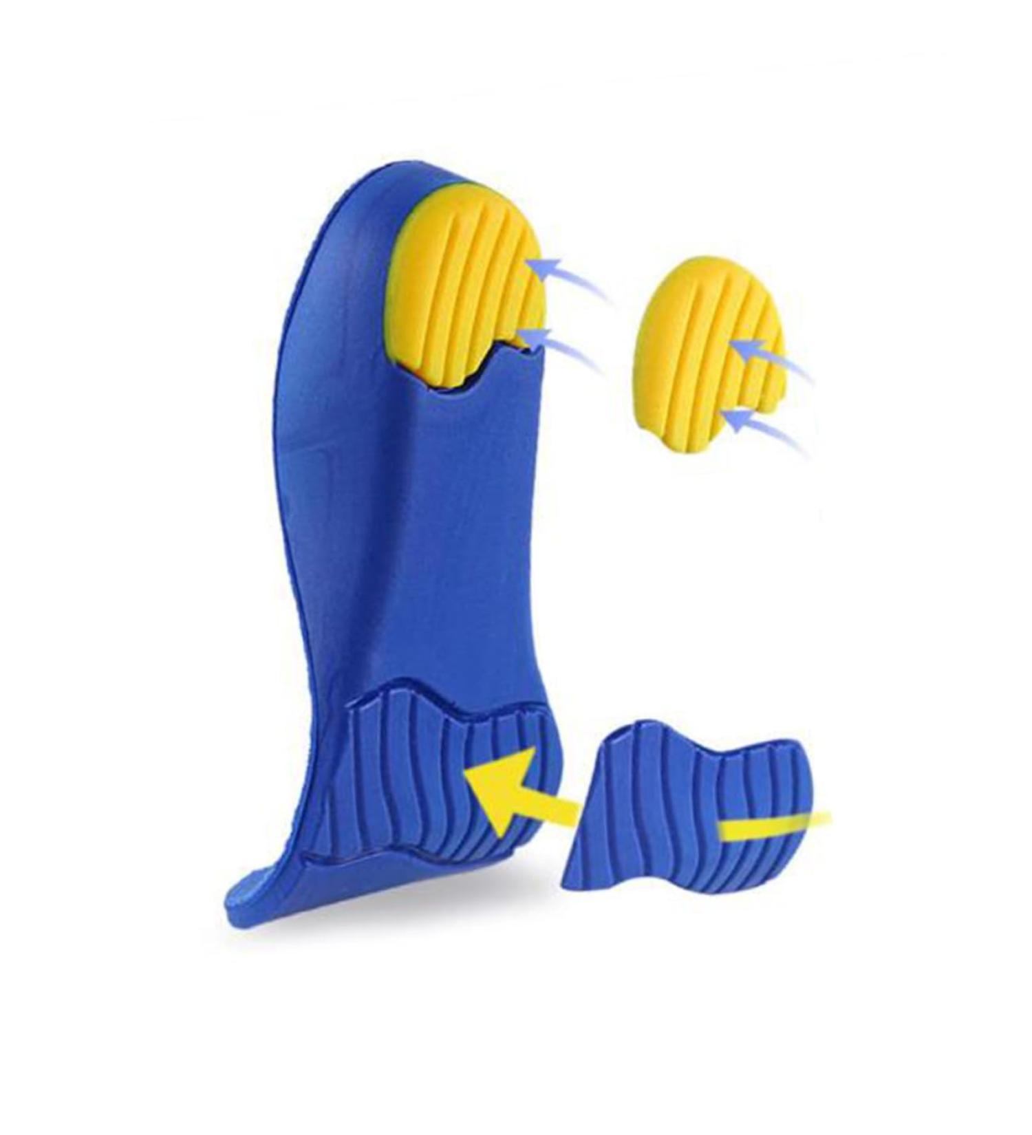 FRCOLOR Kids Orthotic Insoles - Shock Absorbing Foot Care Inserts for Size 2 Shoes - Comfortable Cushions for Children's Shoes - Buy Online on GoSupps.com