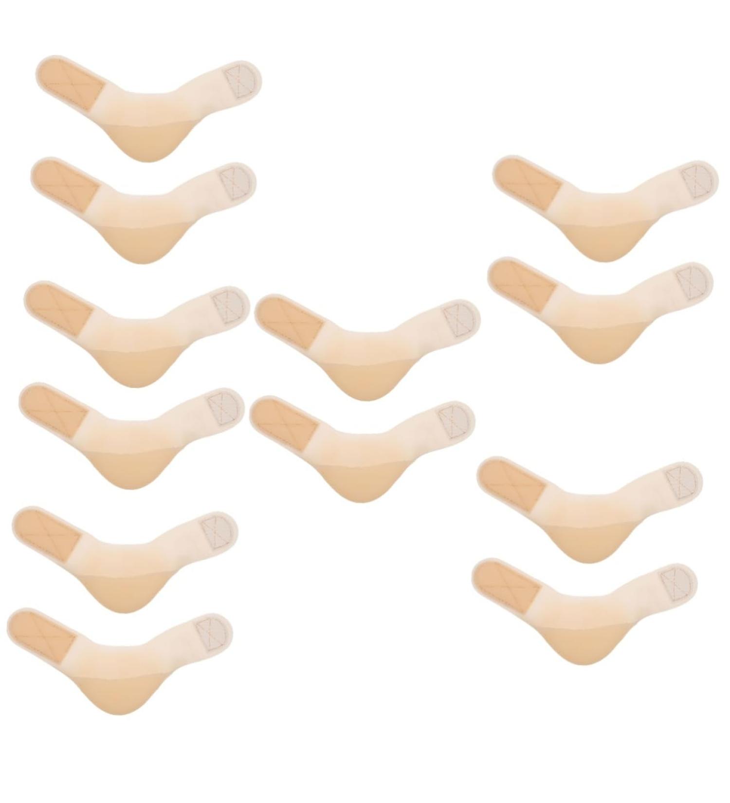 NOLITOY Heel Protector - 6 Pairs Cracked Heel Relief Cushions & Adjustable Toeless Pads for Comfort | Soft Heel Cups & Spray Bottle - Buy Online on GoSupps.com