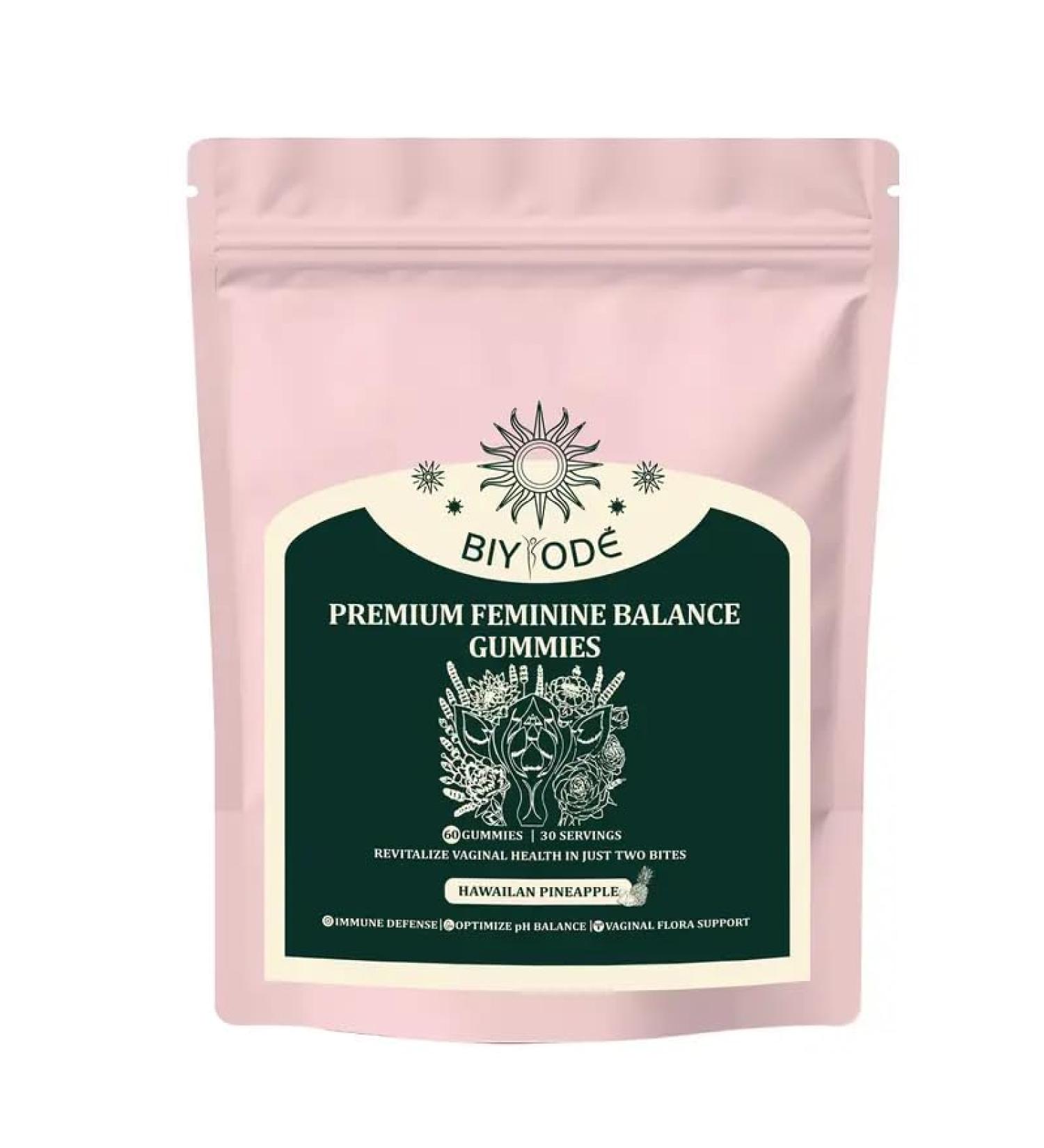 Women's Balance Gummies with Vitamin C & Sodium - Daily Women's Health Support for Overall Wellness 60 Capsules for Daily Nutritional Support