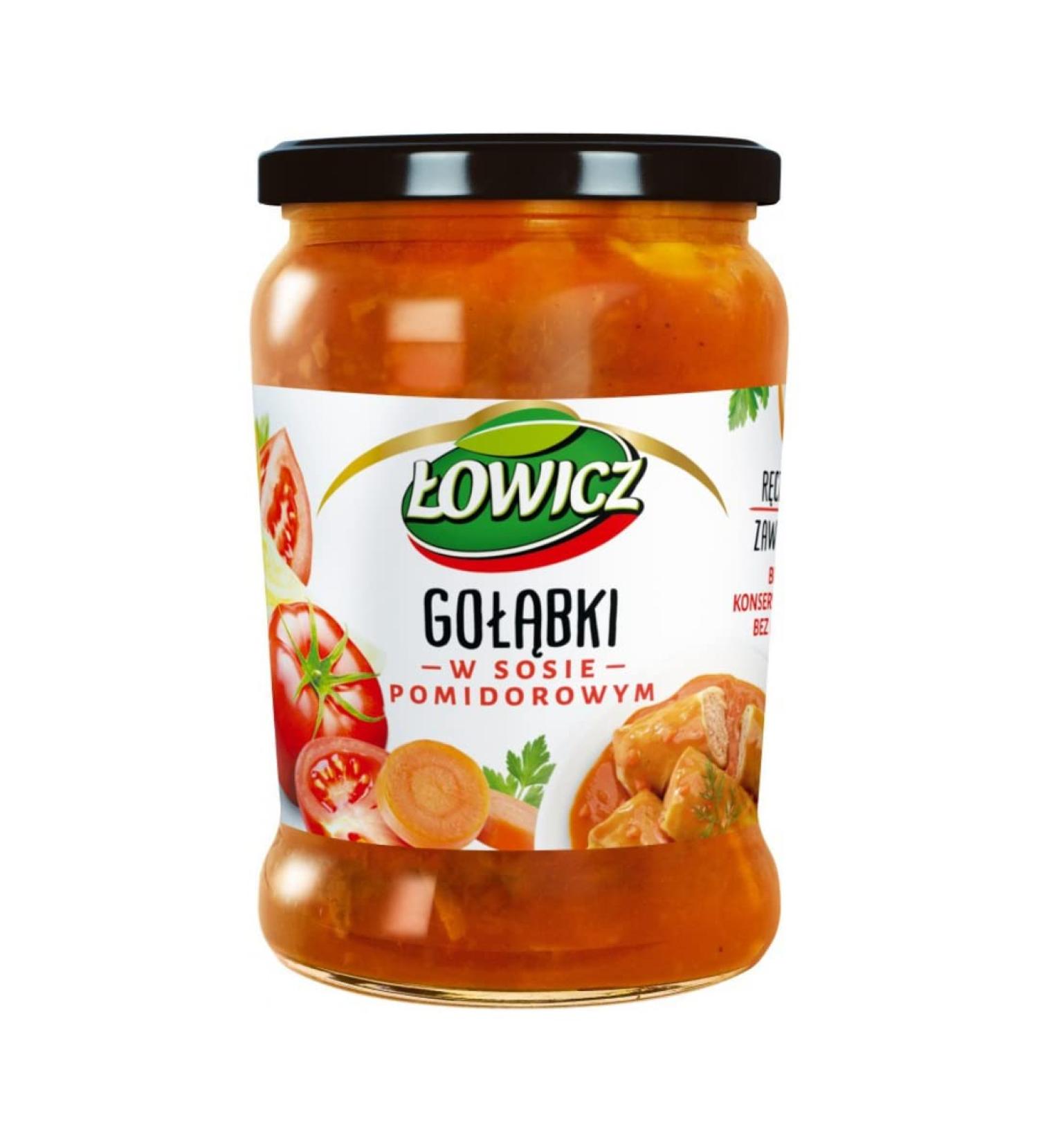 Lowicz Golobki Stuffed Cabbages in Tomato Sauce 580gr x 10 pack