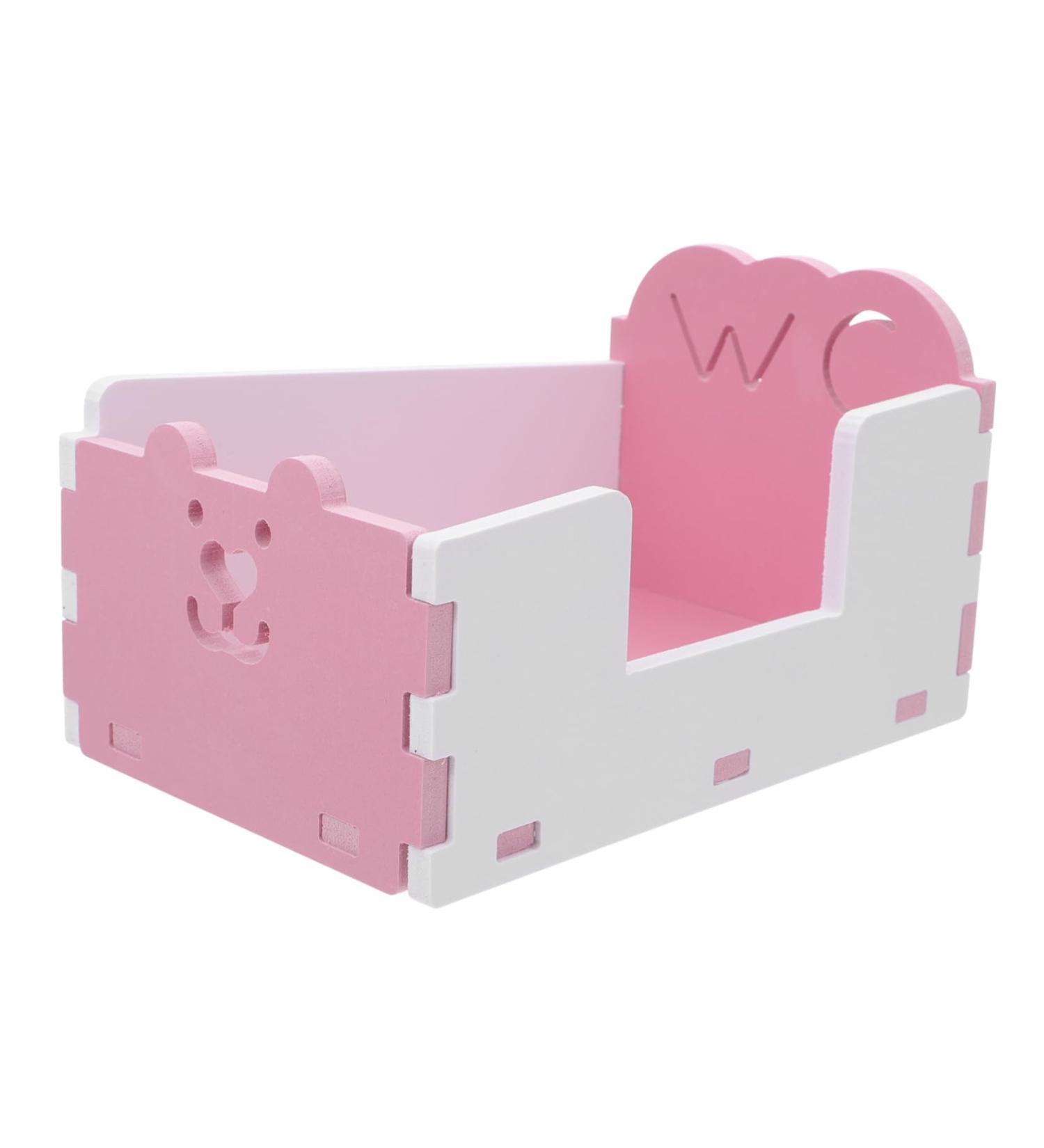 Kisangel 1pc Hamster Toilet Chinchilla Bath Hamster Pee Training Small Animal Bathtub Hamster Potty PVC 15x10cm Pink - Buy Online on GoSupps.com