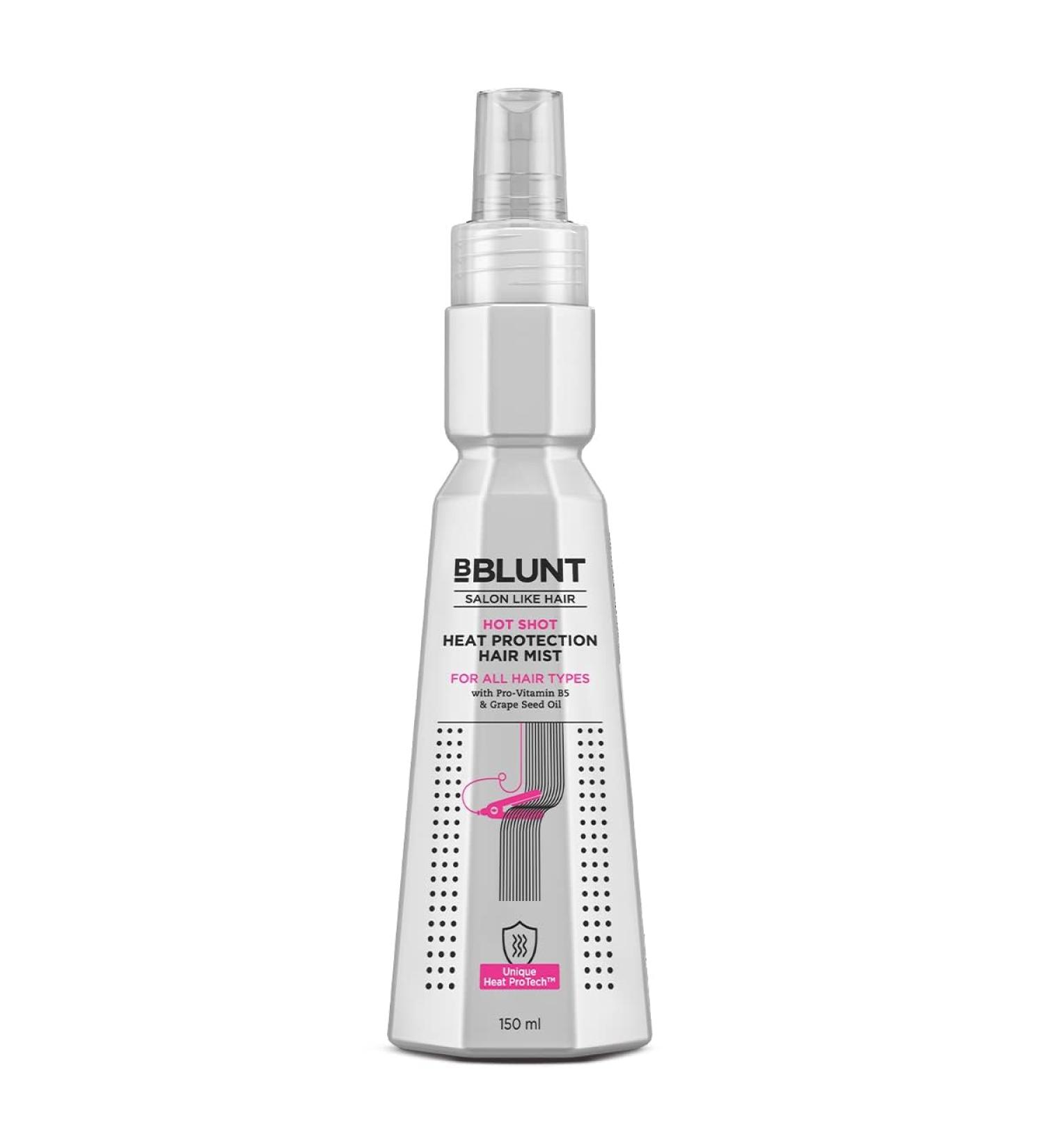 Hot Shot - Heat Protection Hair Mist - 150ml | No Sulphate No Paraben No SLS with Grapeseed Oil & Provitamin B5 | Designed for Indian Hair | For Men & Women - Buy Online on GoSupps.com