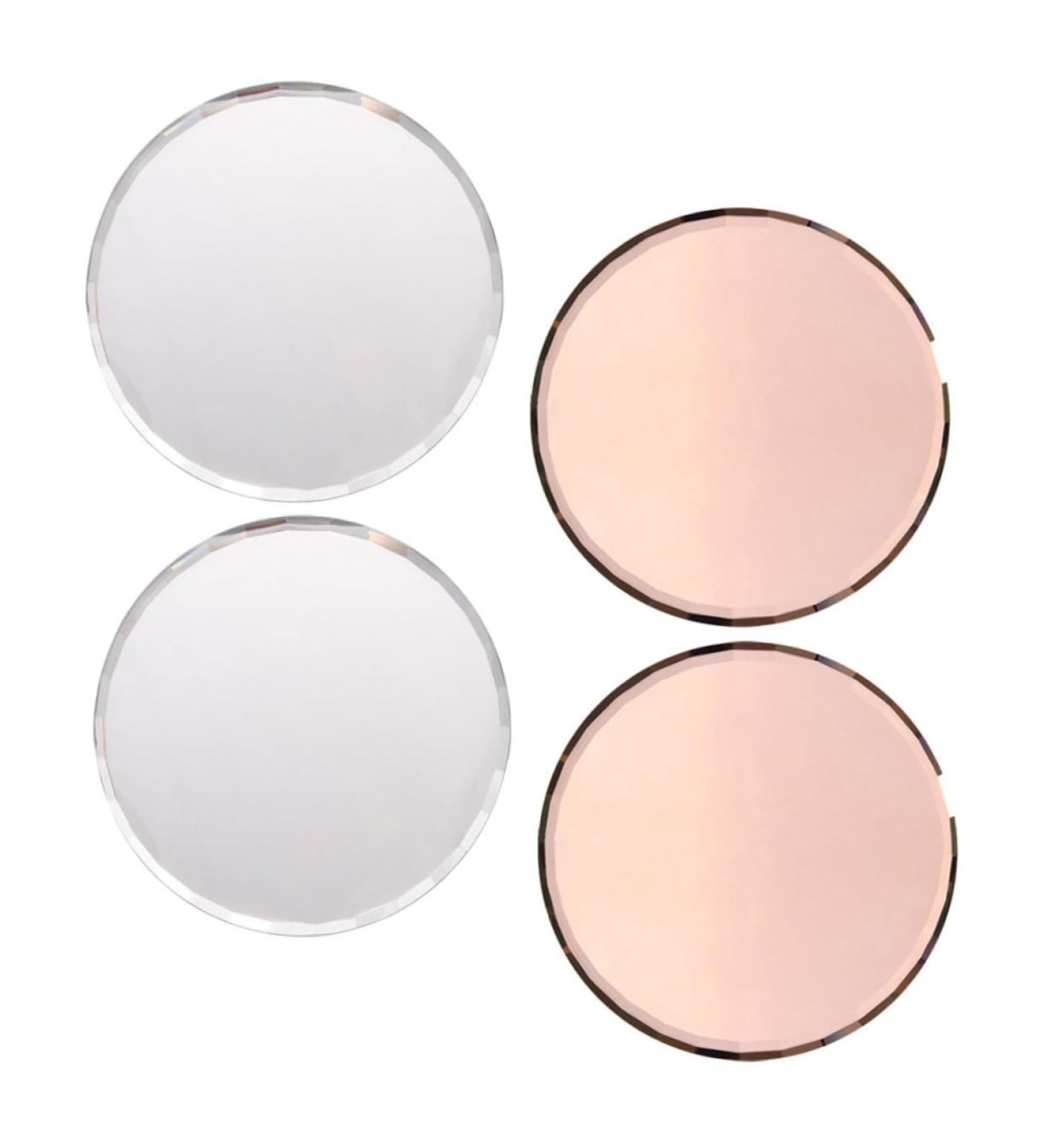 WOONEKY Nail Art Supplies Manicure Pallet Mirror For Mixing Colors - Buy Online on GoSupps.com