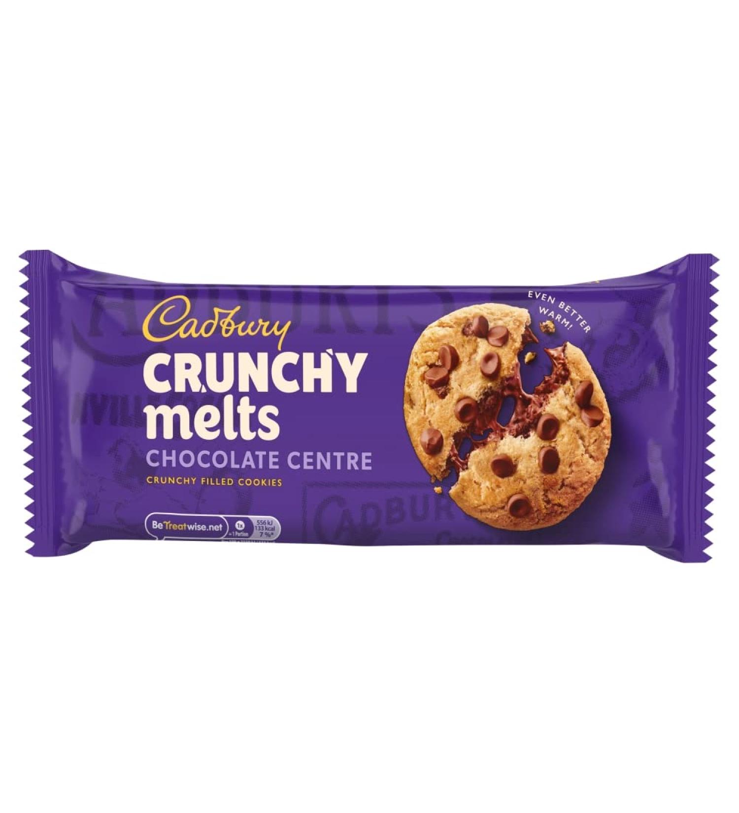 Cadbury Crunchy Melts Chocolate Centre Chocolate Chip Cookies 156 g - Buy Online on GoSupps.com