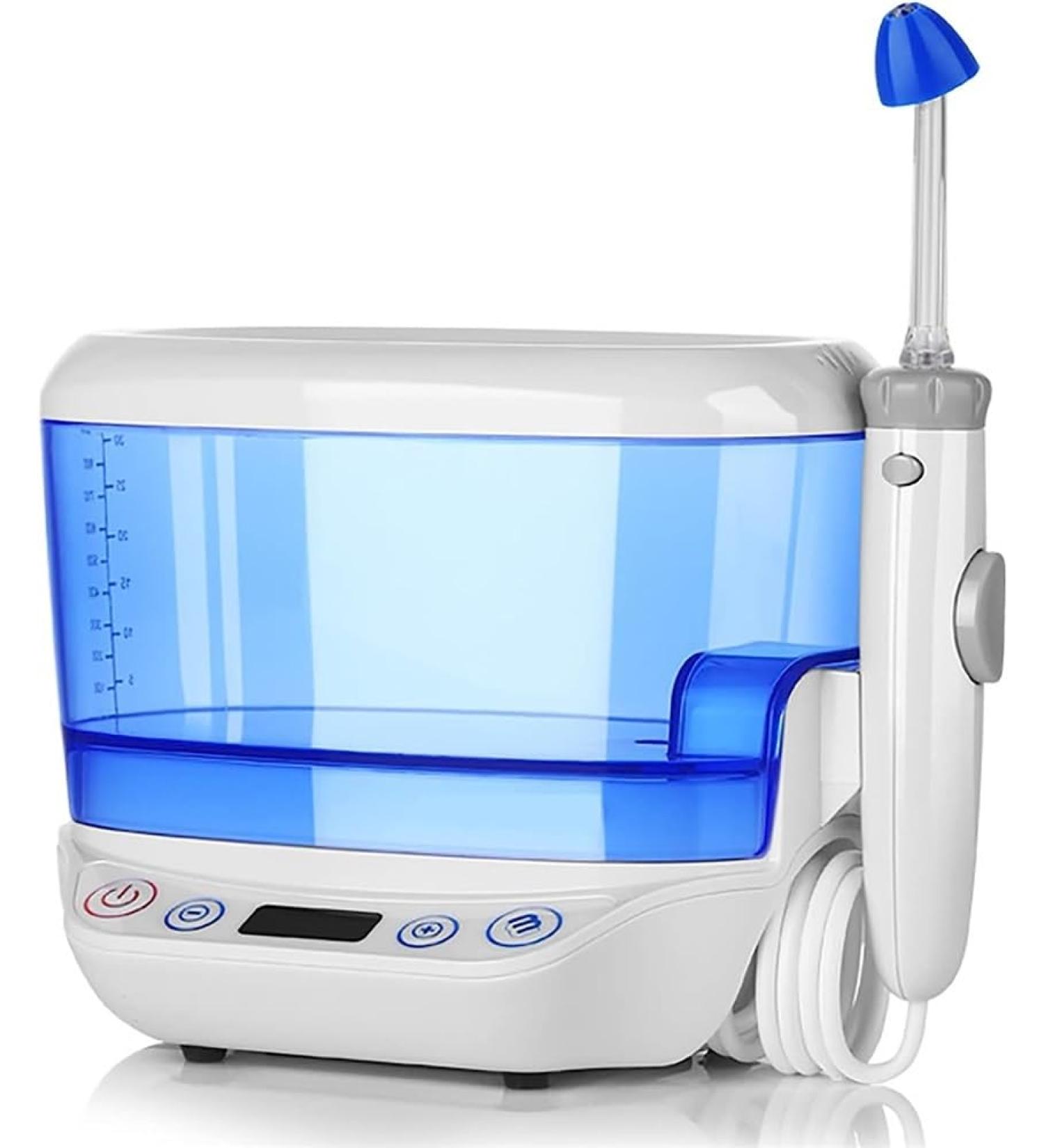 Electric Nasal Irrigator | 4 Nozzle | Adjustable in 10 Steps | 360 Rotating Nozzle - Buy Online on GoSupps.com