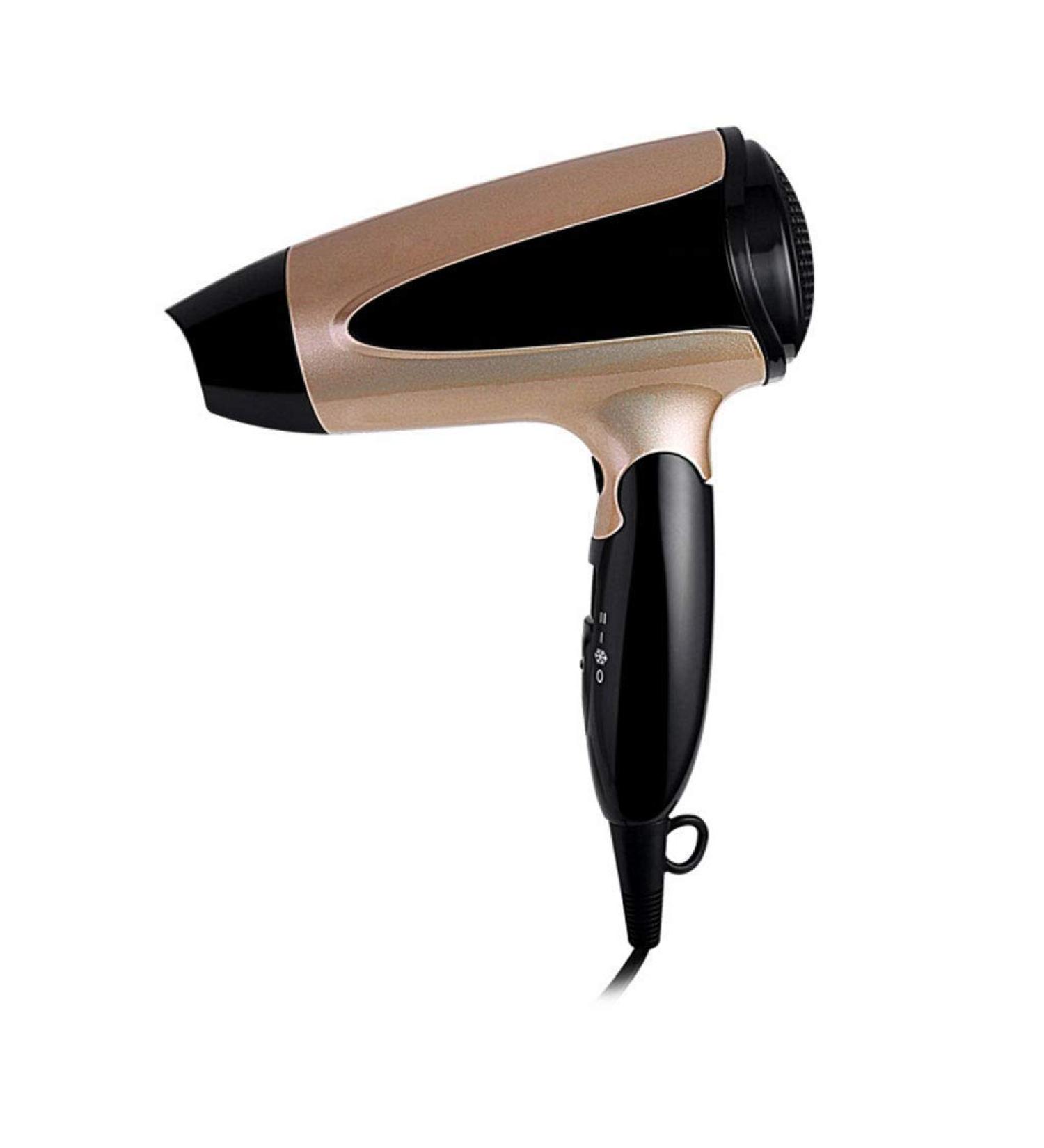 Professional Tourmaline Hair Dryer Negative Ionic Salon Hair Blow Dryer Dc Motor Light Weight Low Noise Hair Dryers with Diffuser Colour:Black Gold Silver White/Gold - Buy Online on GoSupps.com