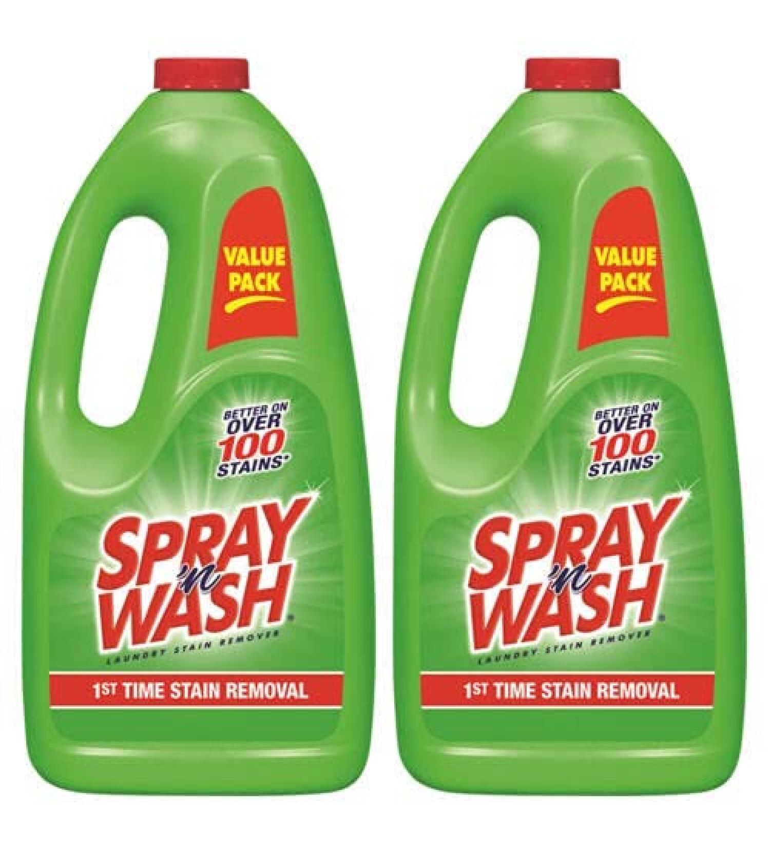 Spray 'n Wash Pre-Treat Laundry Stain Remover Refill 60 fl oz - Pack of 2 - Buy Online on GoSupps.com