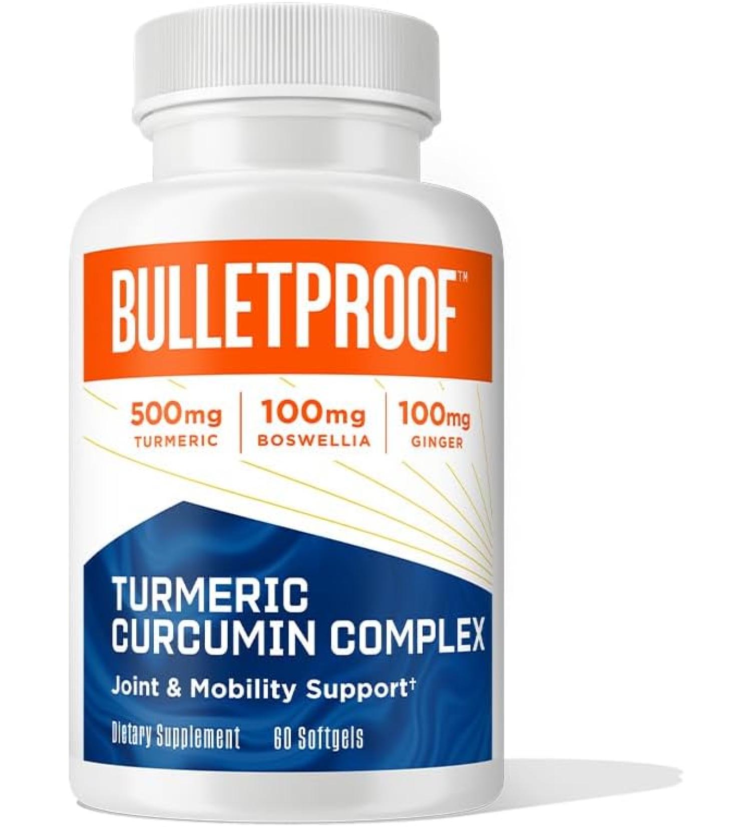 Bulletproof Curcumin Max 60ct Softgels - Keto Joint & Inflammation Support - Buy Online on GoSupps.com