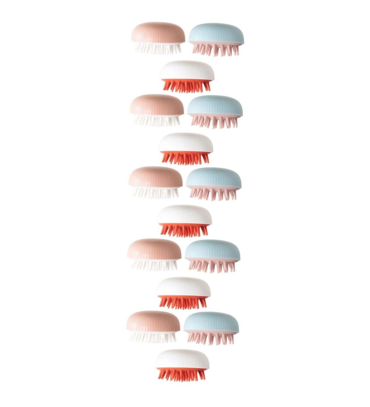 TOVINANNA 15-Piece Shampoo Brush Set | Scalp Massager & Hair Cleaning Accessories for Women | Itching Relief Bathing Brush & Hairbrush - Buy Online on GoSupps.com