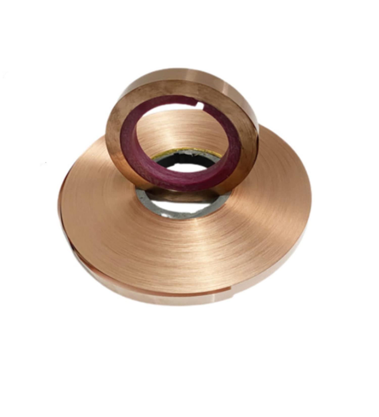 YebiO Pure Copper Tape Copper Skin Copper Foil Copper Skin Copper Sheet Grounding Copper Tape Grounding Copper Skin Red Copper Strip/0.05Mm*200Mm*1000Mm - Buy Online on GoSupps.com