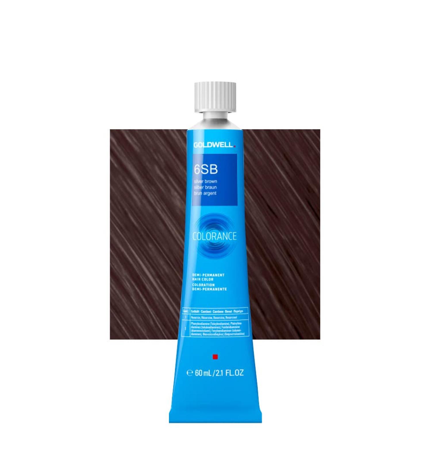 6SB Silver brown Goldwell Colorance Cool browns tb 60ml