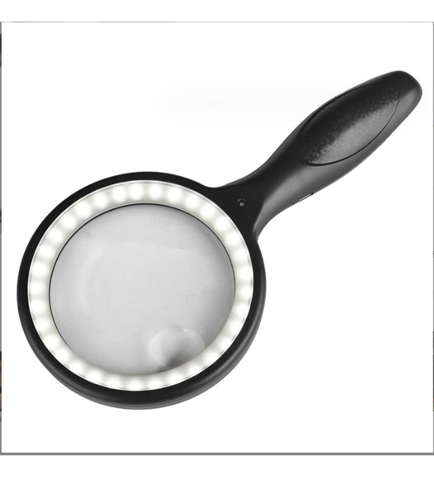 Lighted Magnifier for Macular Degeneration Reading Glasses for Seniors Welding Check Coin Jewelry Explore Advanced Reader Magnifier 20X Reading Magnifier - Buy Online on GoSupps.com