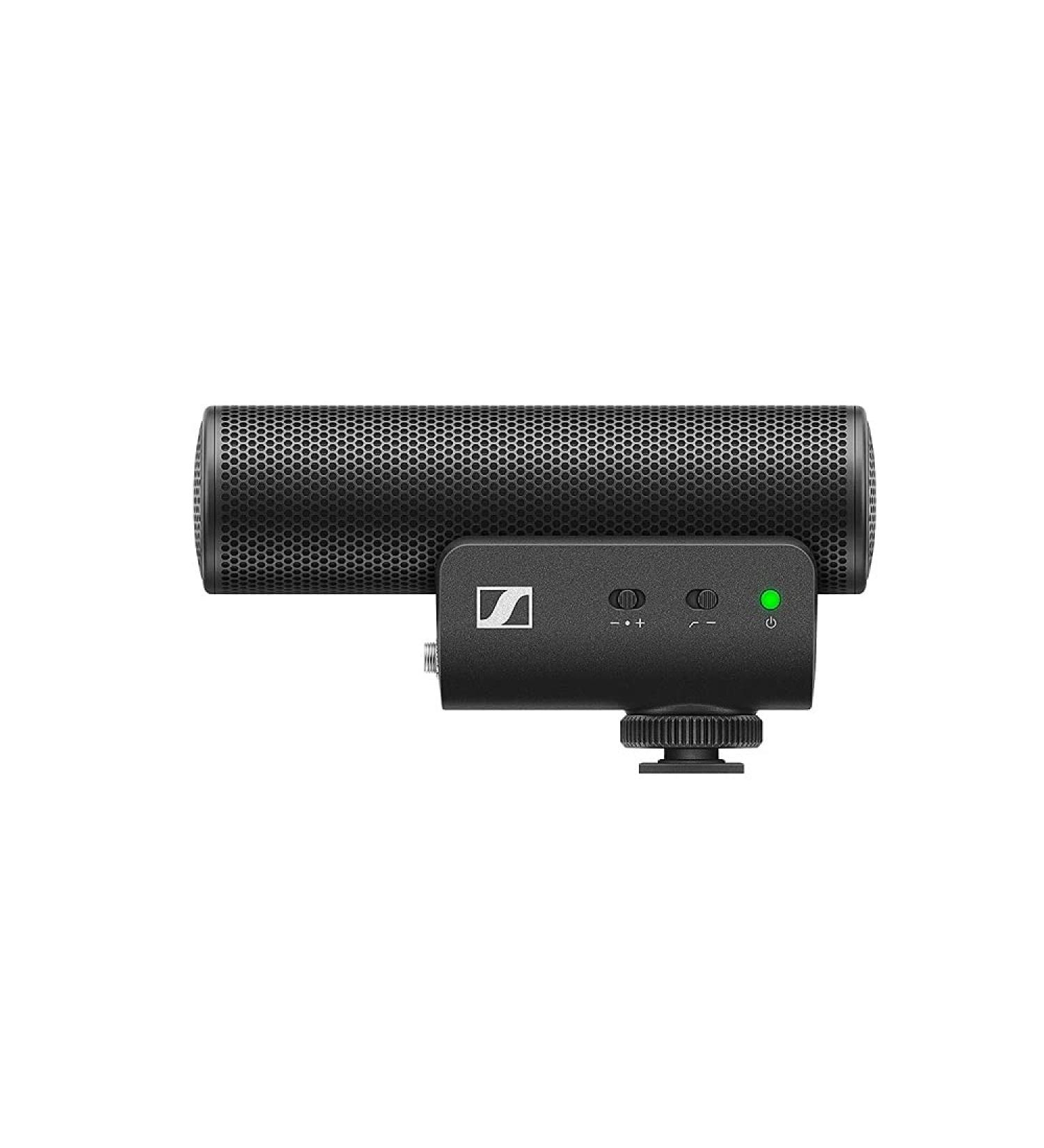 Sennheiser MKE 400 Directional On-Camera Shotgun Microphone - 3.5mm TRS/TRRS Connectors for DSLR, Mirrorless & Mobile - Buy Online on GoSupps.com
