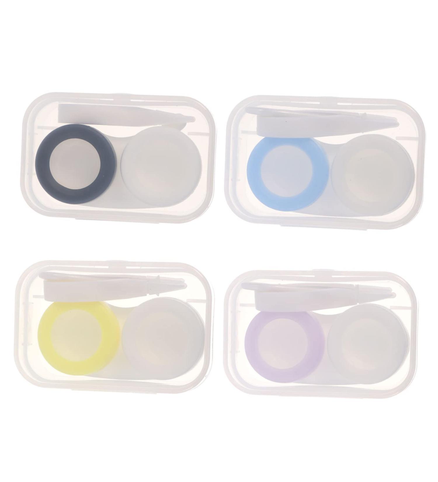 Buy Lalafina 4-Piece Travel Case for Contact Lens - Durable Lens Containers & Tweezers for Eye Care | Shop Internationally - Buy Online on GoSupps.com