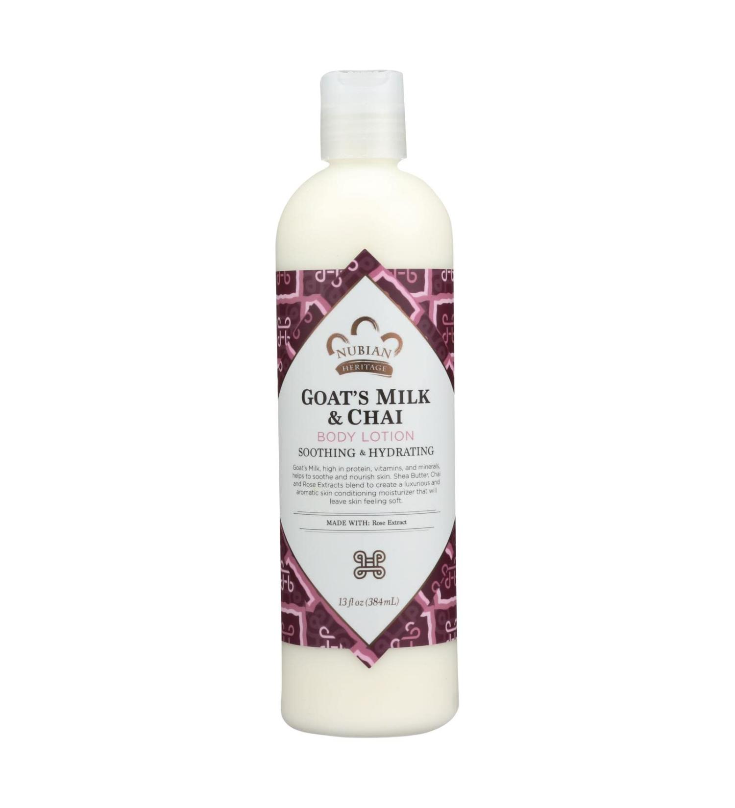 Nubian Heritage Goat Milk & Chia Lotion - Nourishing Body Moisturizer for All Skin Types | Shop Internationally - Buy Online on GoSupps.com