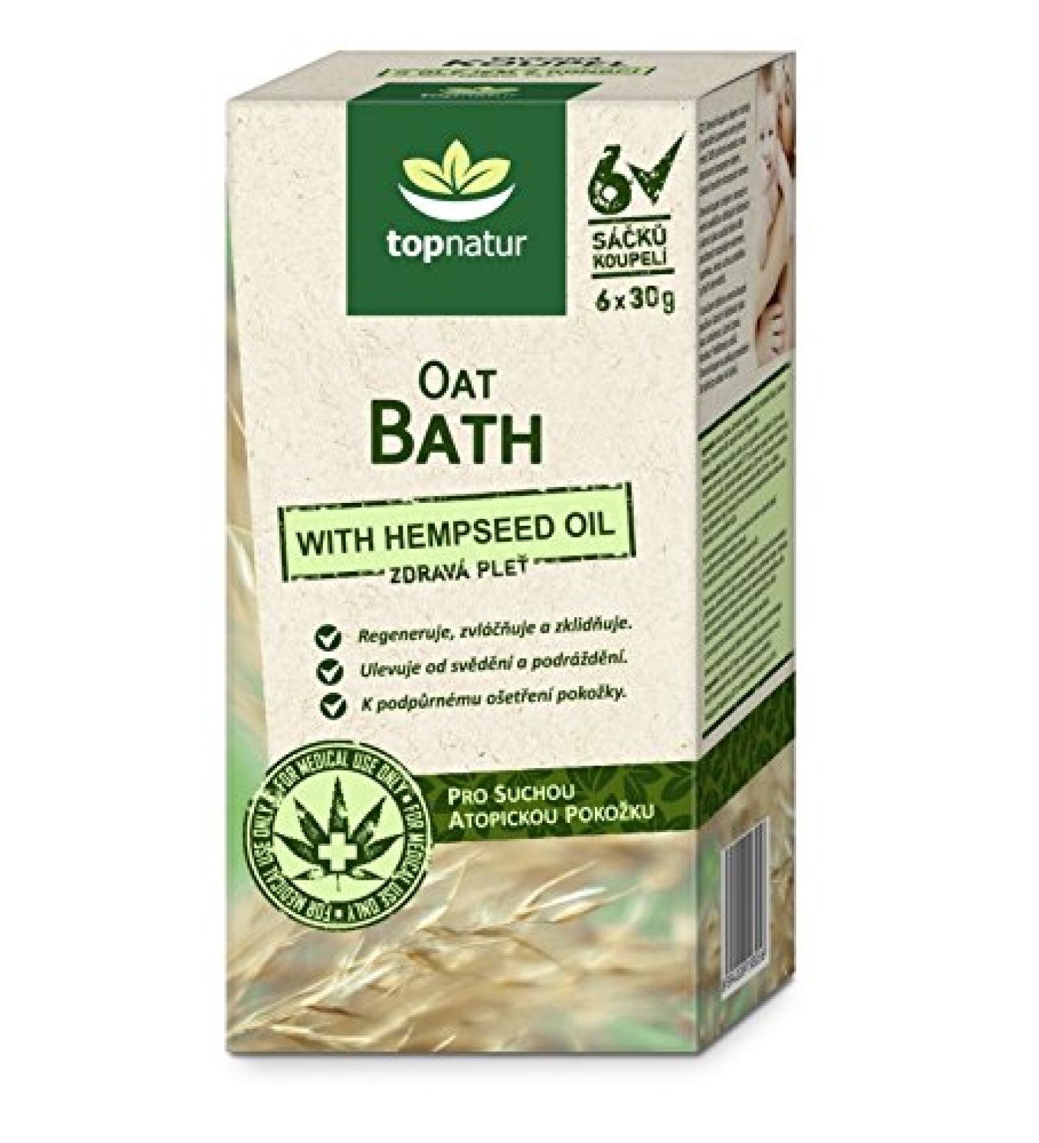 Colloidal Oatmeal Bath Soak for Chicken Pox Relief Eczema Dermatitis - Soothing Treatment with Hemp Oil for Itchy Dry Sensitive and Atopic Skin - Soothes Intensely and Quickly