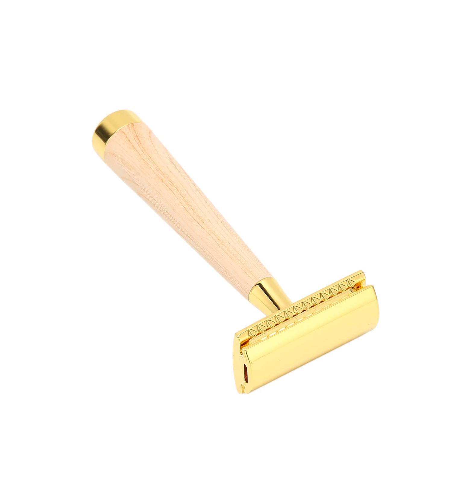 Double Edge Safety Razor | Manual Shaver for Smooth Shaves | Washable & Easy Grip | Ideal for Home & Travel - Buy Online on GoSupps.com