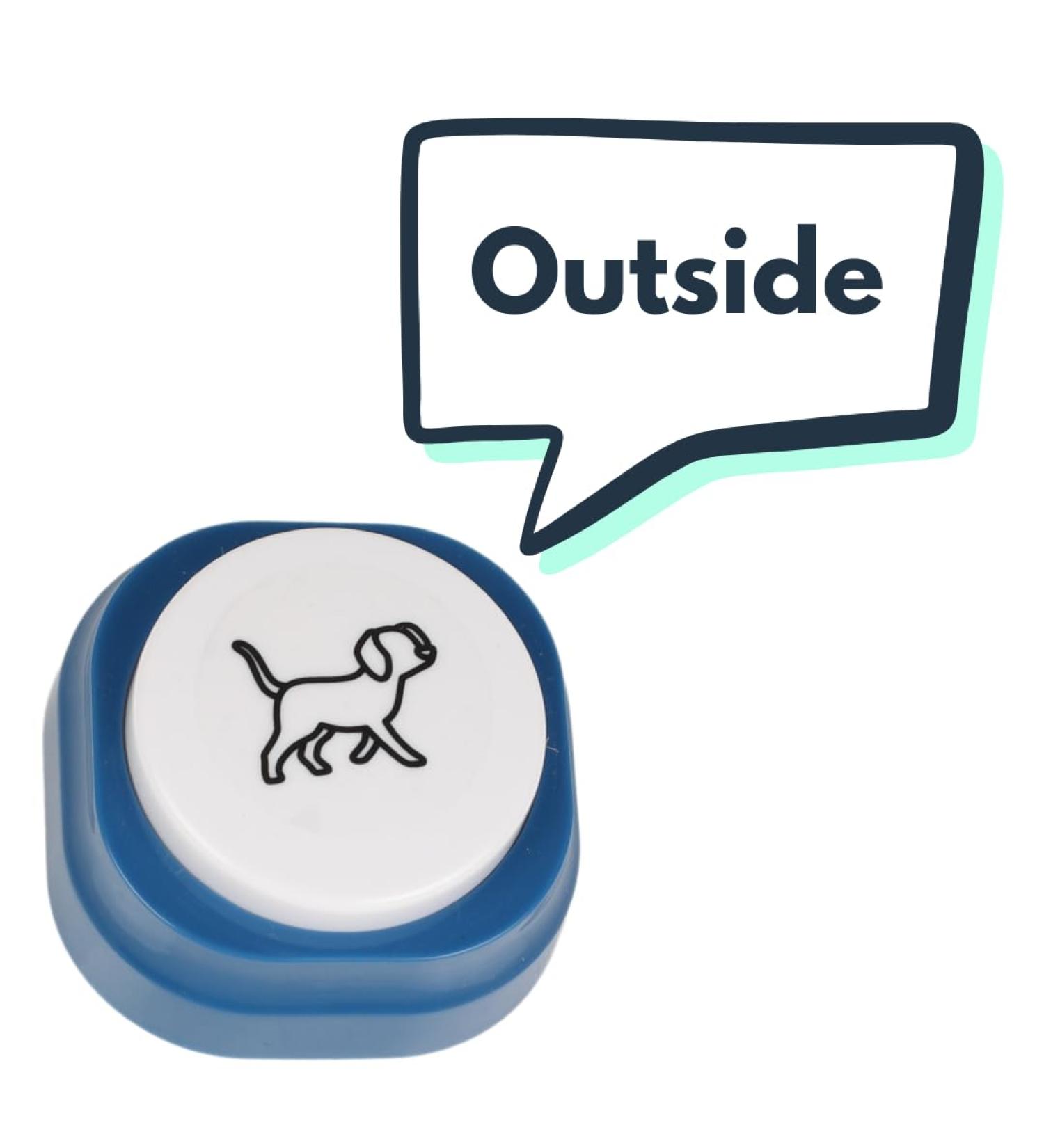 Dog and Cat Communication Training Buttons | MyDogTalks (2 Talking Dog Buttons + Mat) - Buy Online on GoSupps.com