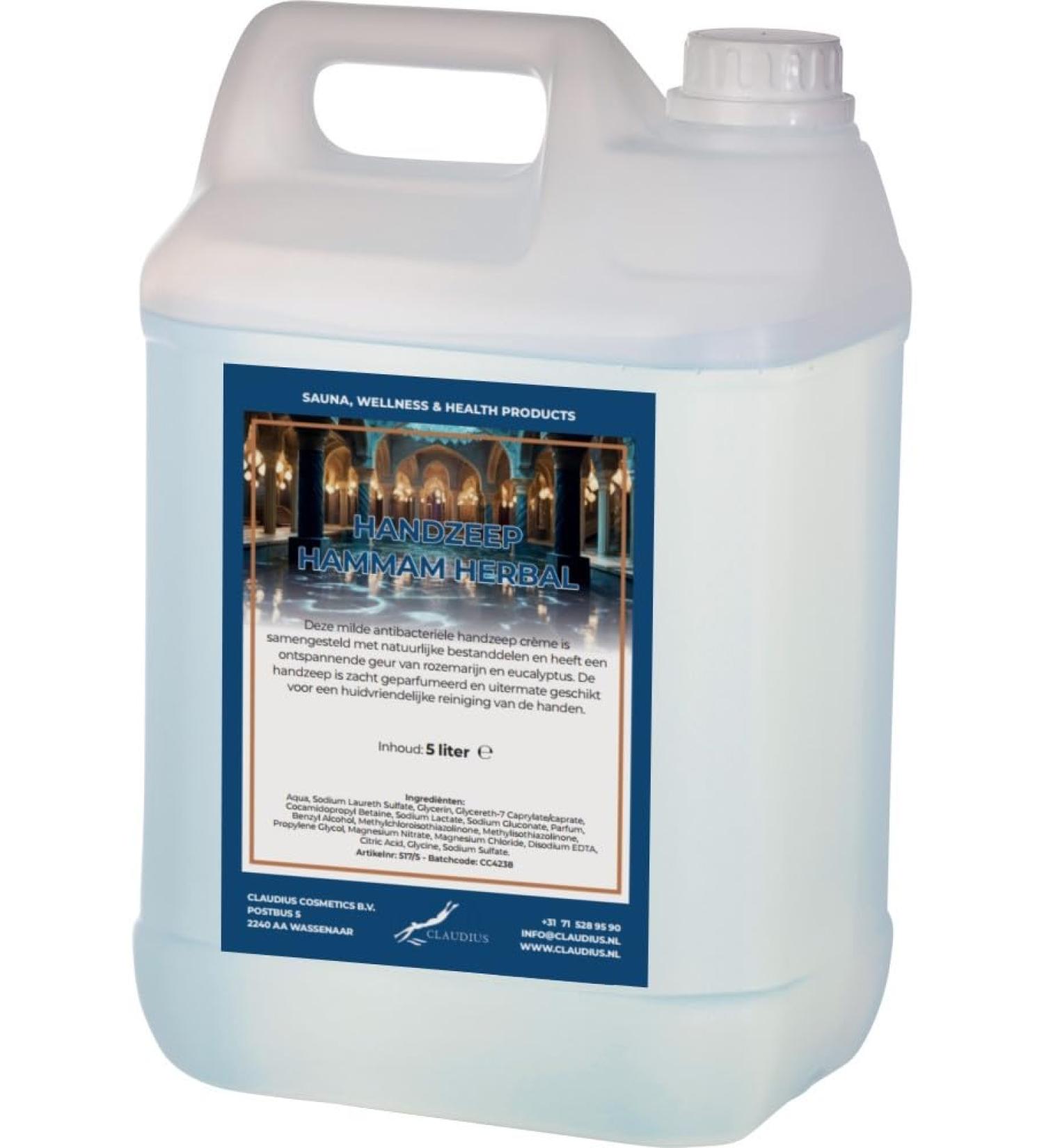 Claudius Hammam Herbal Hand Soap 5 l