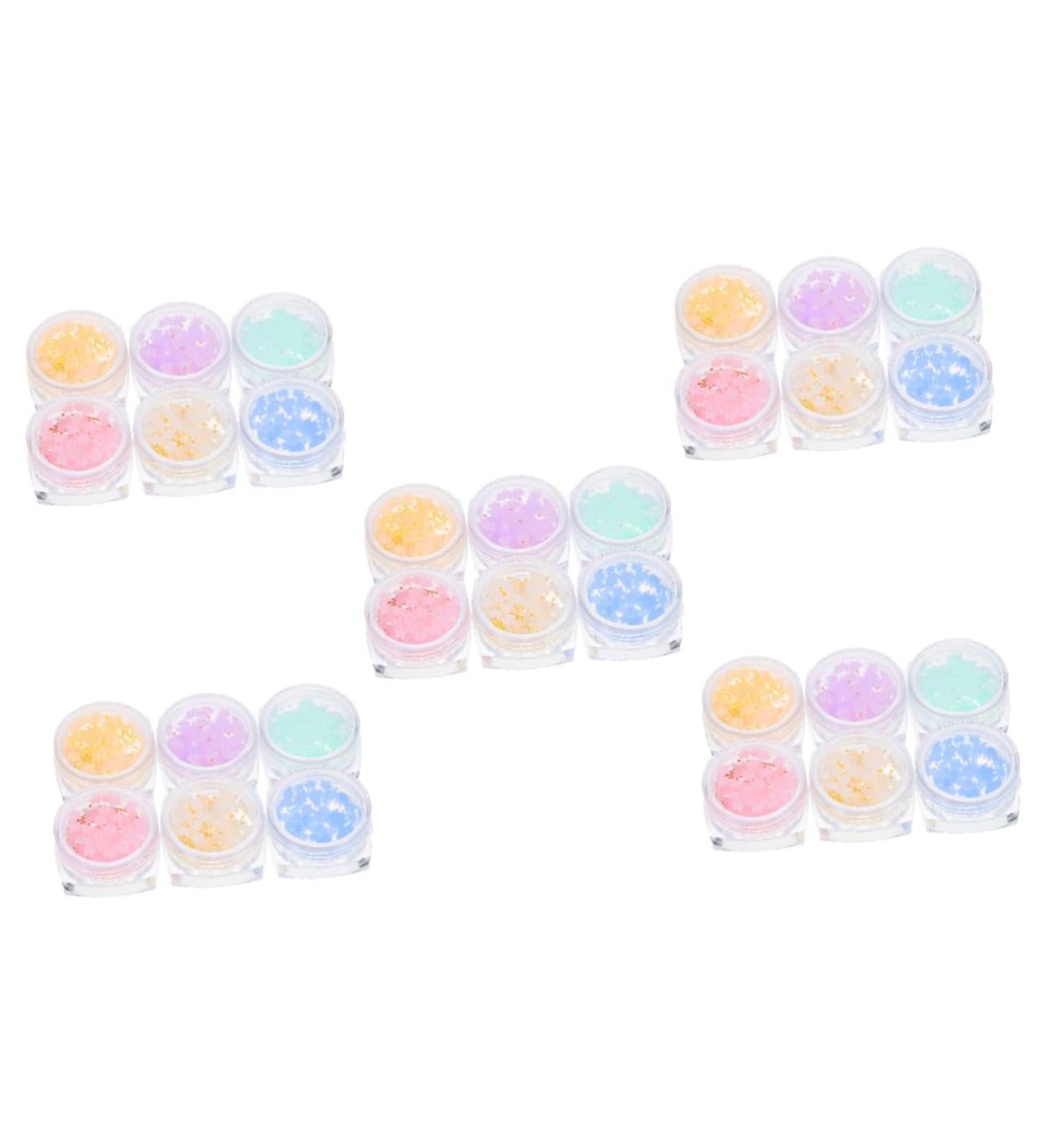 FRCOLOR Nail Jewelry 30 Boxes Nail Art Accessories Nail Flatback Charms Girl Nail DIY Adornment Manicure DIY Accessory Crystal Ab Rhinestones Crystal Decorations 3D Delicate Resin - Buy Online on GoSupps.com