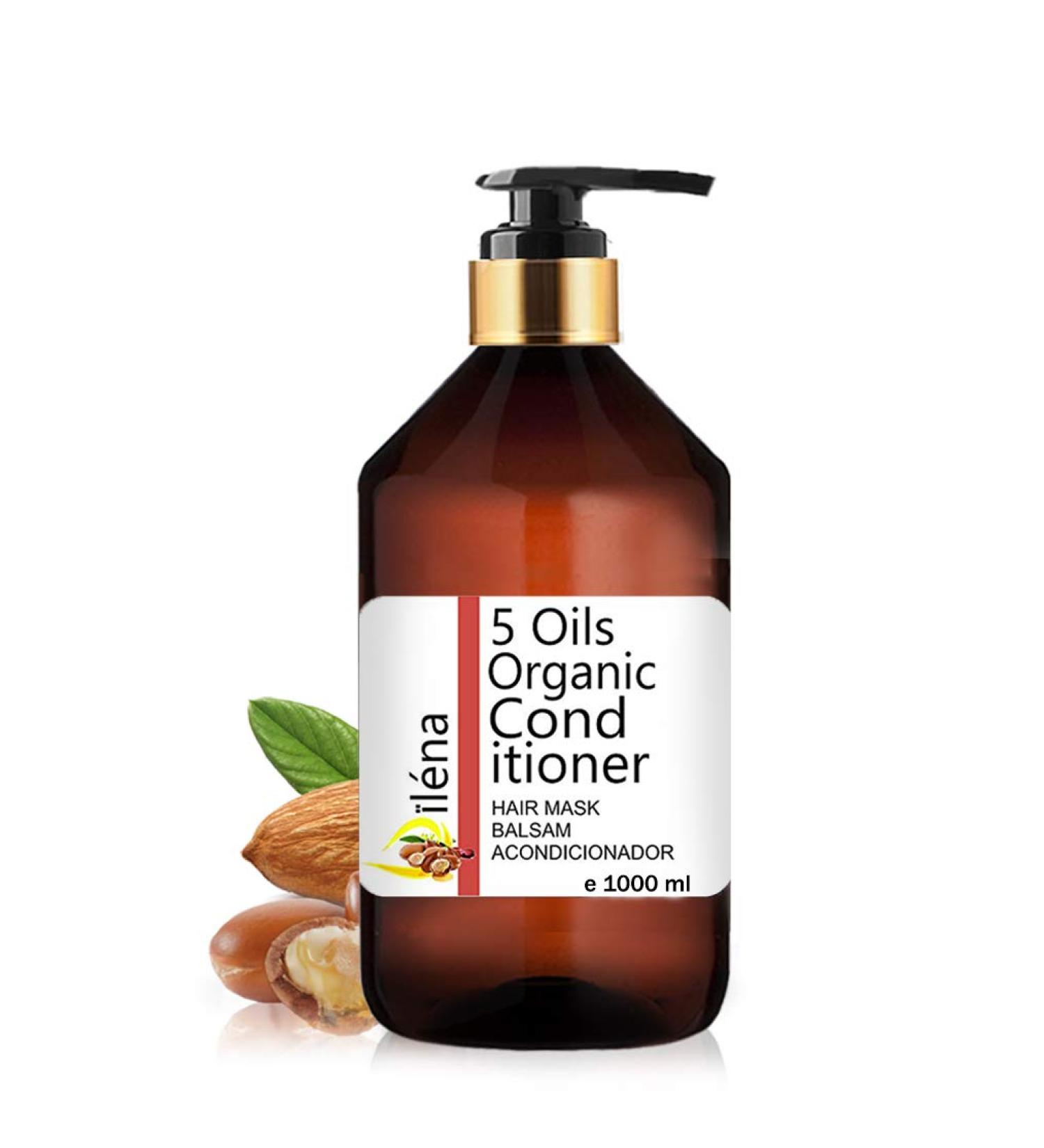  O l na Professional Hair Treatment with 5 Hair Oils and Provitamin B5 Vitamins E C Hair Mask Revitalising Moisturising Care (1000 ml) - Buy Online on GoSupps.com