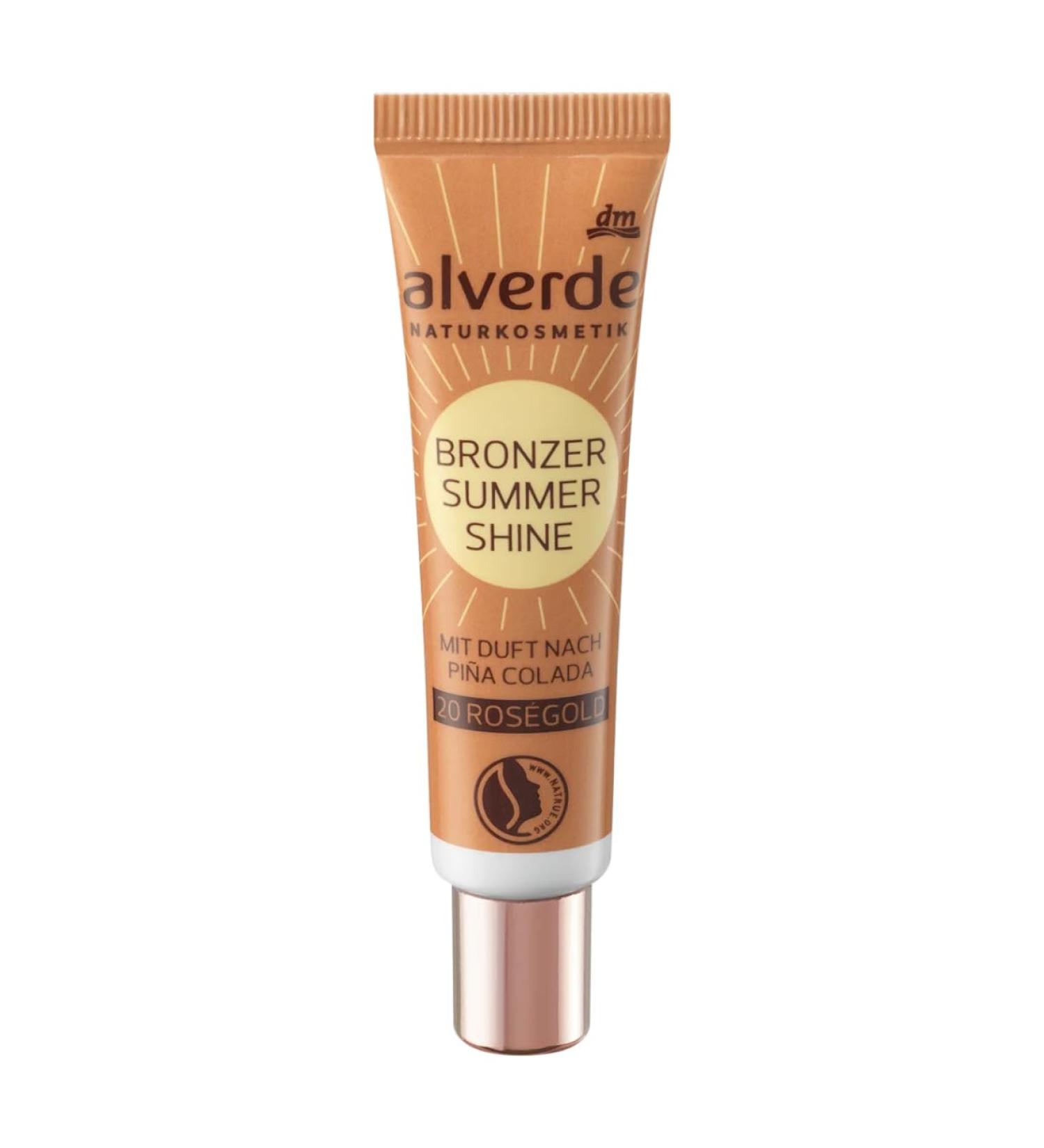 alverde NATURKOSMETIK Bronzer Summer Shine 20 Gold Rose 15 ml
