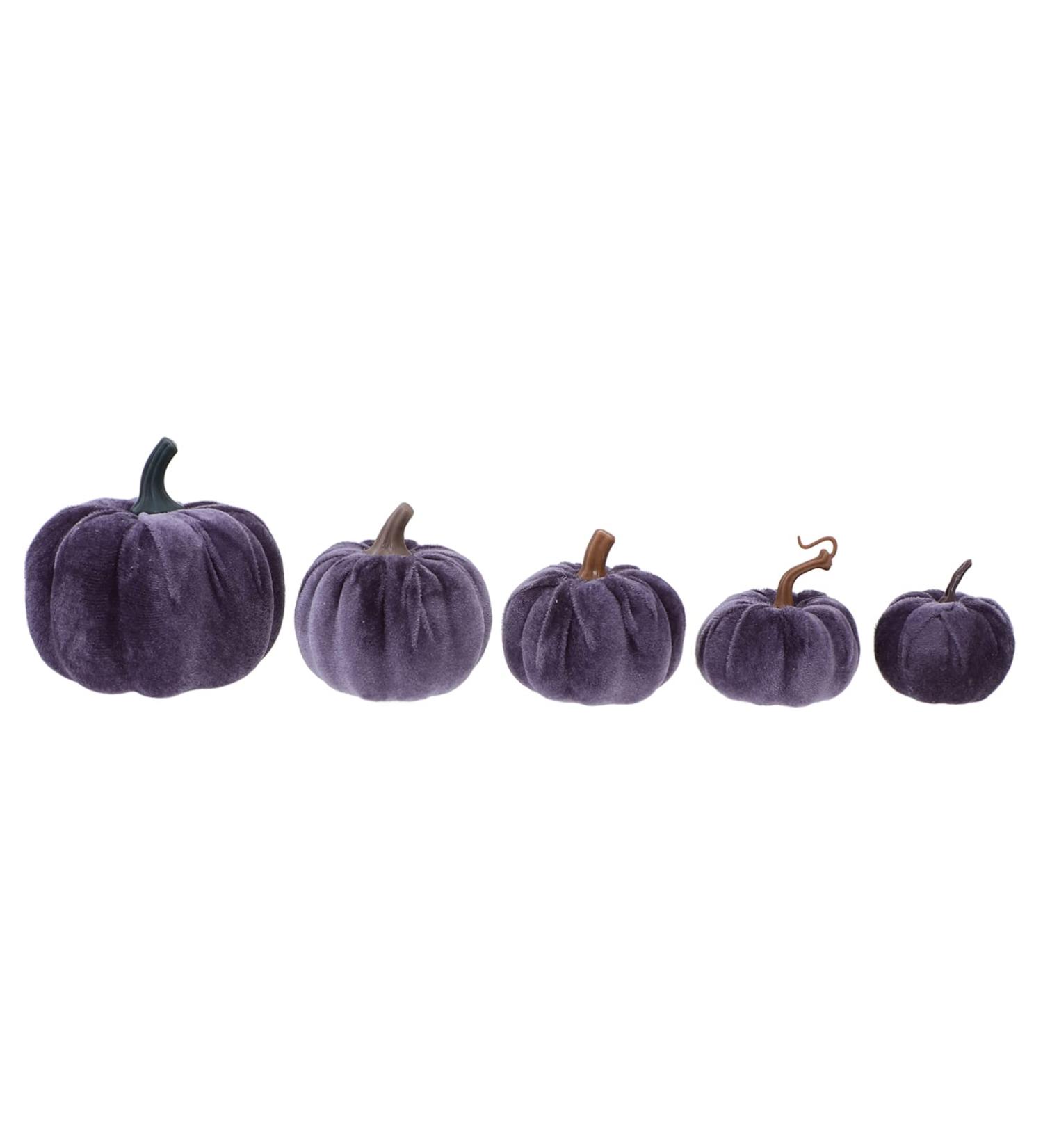 HOMSFOU 10 Pcs Flannel Foam Pumpkin Artificial Pumpkins Bulk Thanksgiving Decor Craft Pumpkins Pumpkin Artificial Faux Pumpkin Decor Fall Decorations Home Party Photo Prop Set Halloween Greyx2pcs 14X12.5X12.5CMx2pcs - Buy Online on GoSupps.com