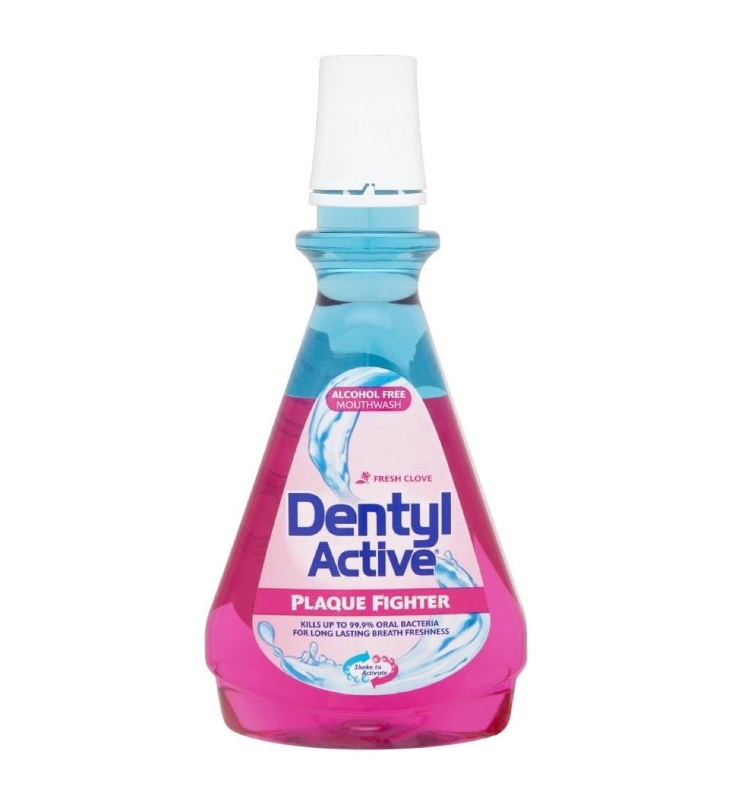 Dentyl Active Plaque Fighter Alcohol-Free Mouthwash Clove (500 ml)
