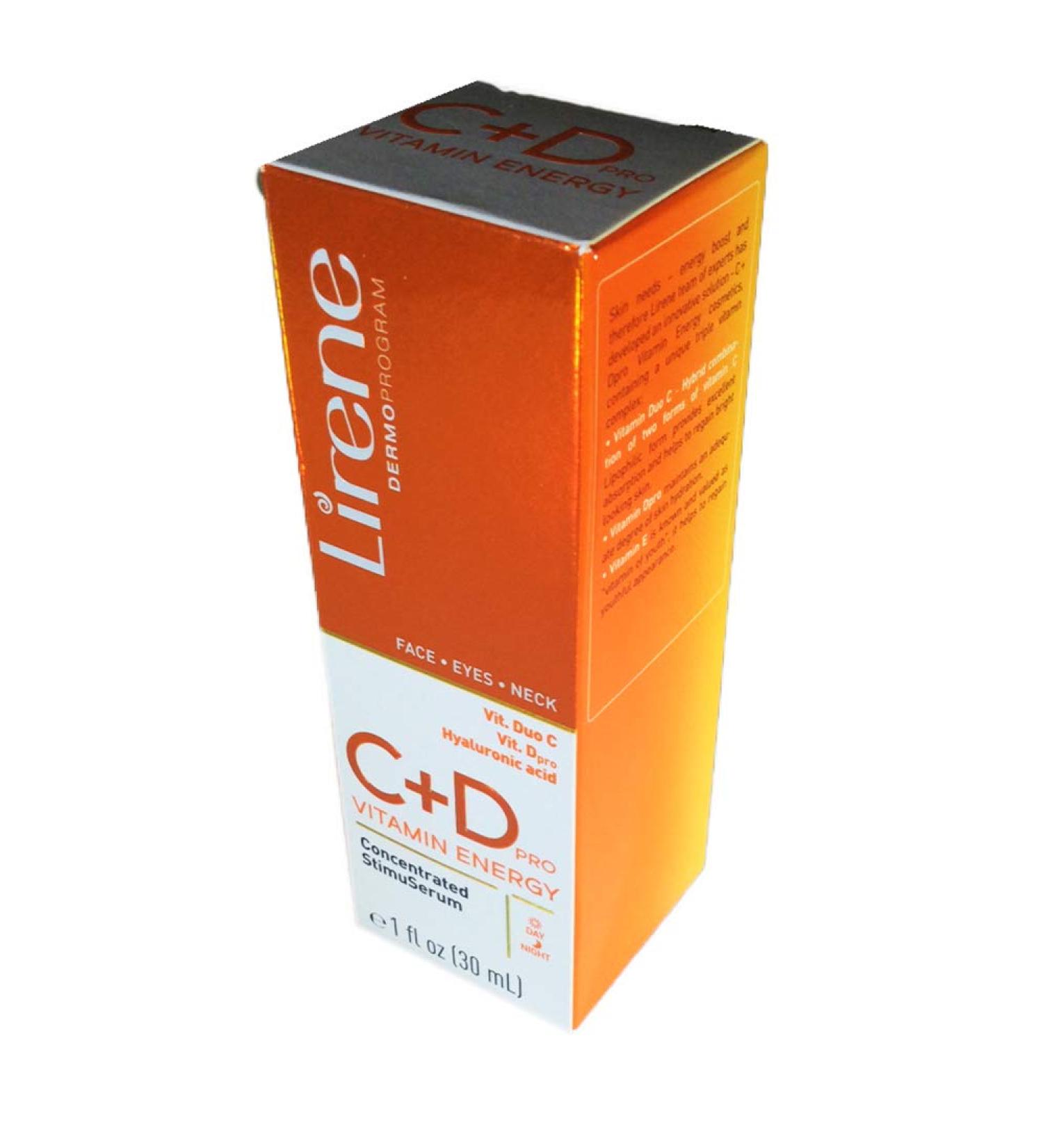 LIRENE VITAMIN ENERGY C+D PRO 30+ Concentrated Night StimuSerum 30ml - Buy Online on GoSupps.com