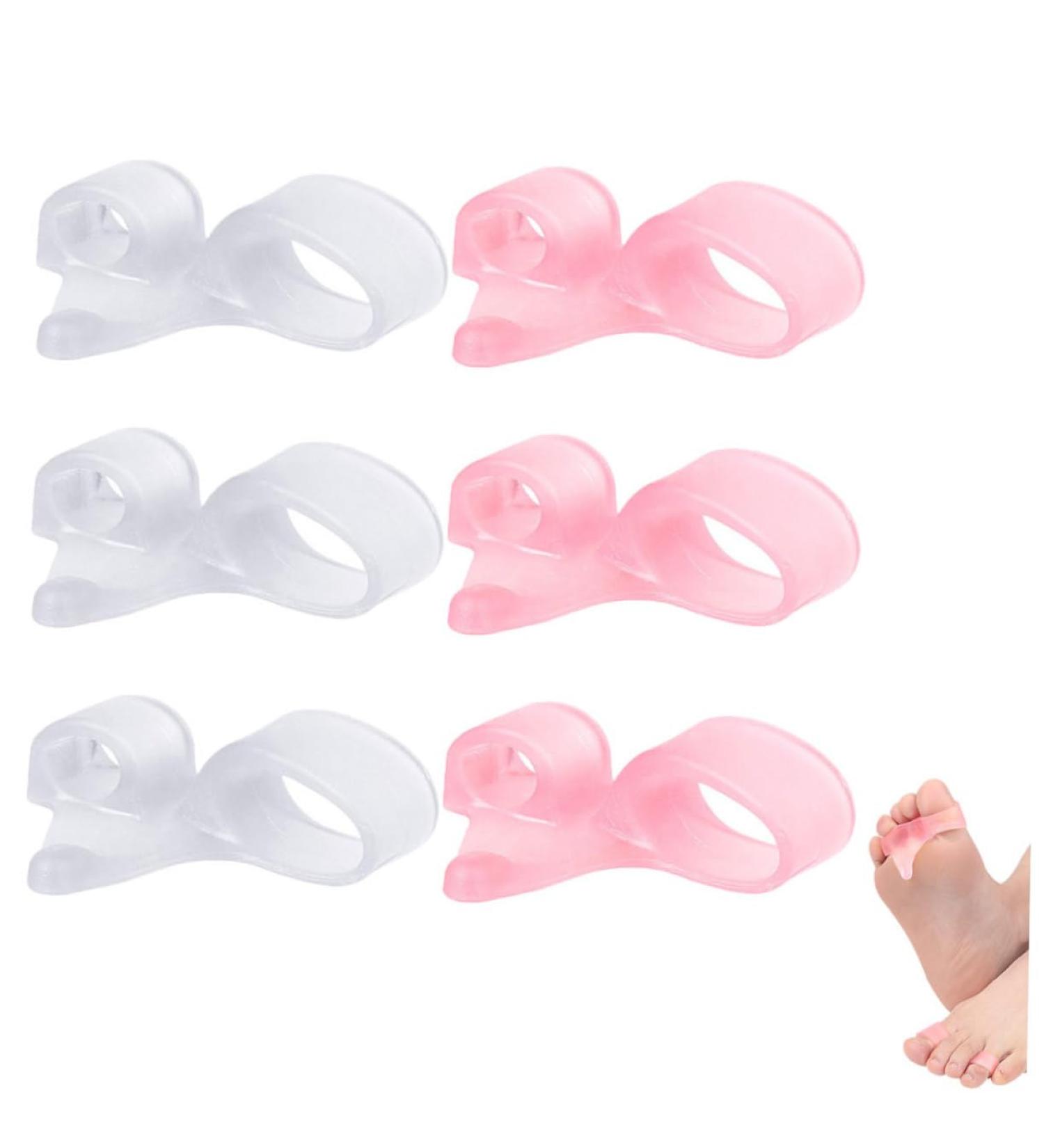 Healifty 12pcs Double Hole Toe Splitter Hammertoe Straightener - Orthopedic Toe Separator and Support - Buy Online on GoSupps.com