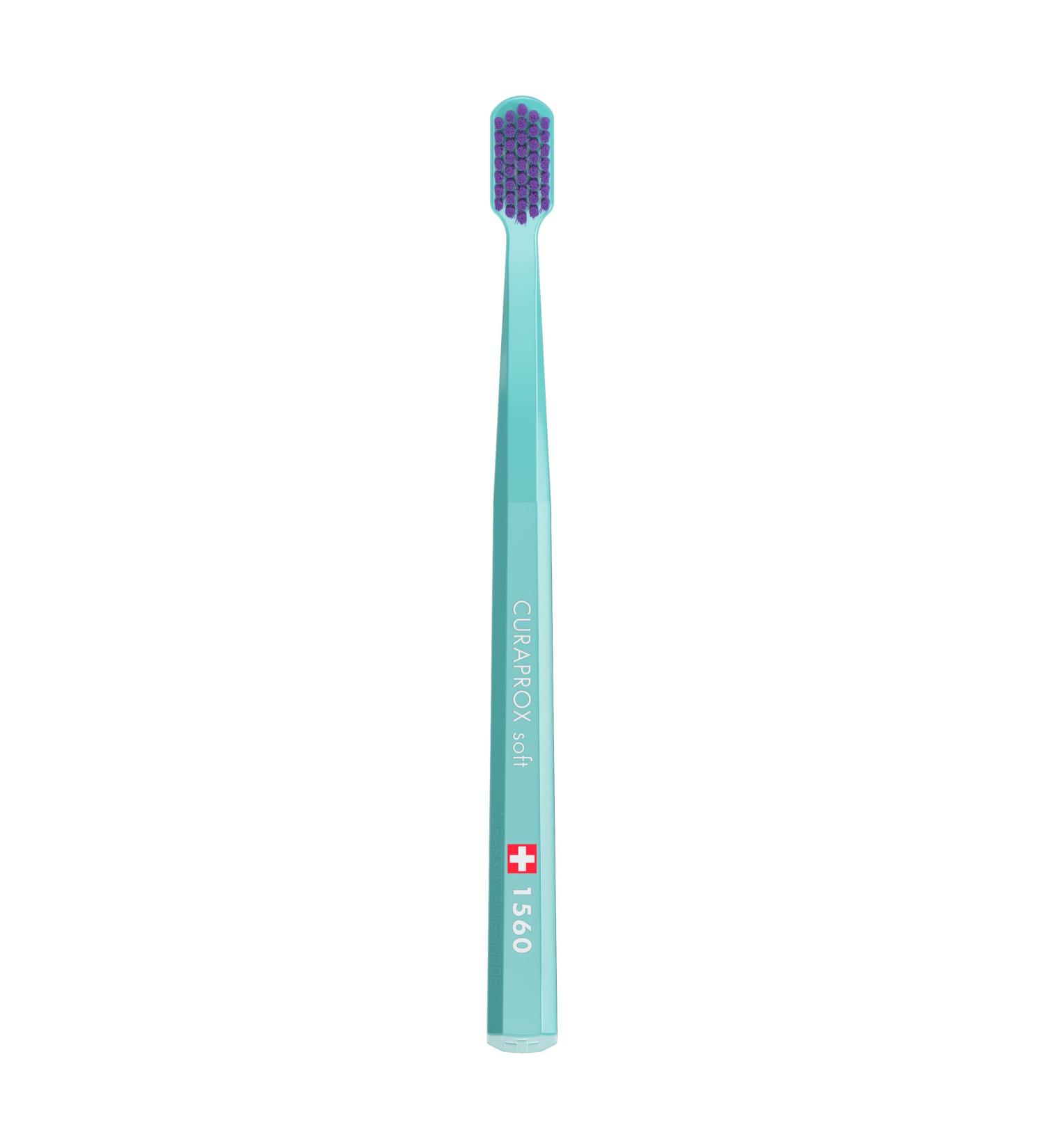 Curaprox CS 1560 Soft Toothbrush - Adult Manual Toothbrush with 1560 CUREN Bristles - Random Color - International Shipping Available - Buy Online on GoSupps.com