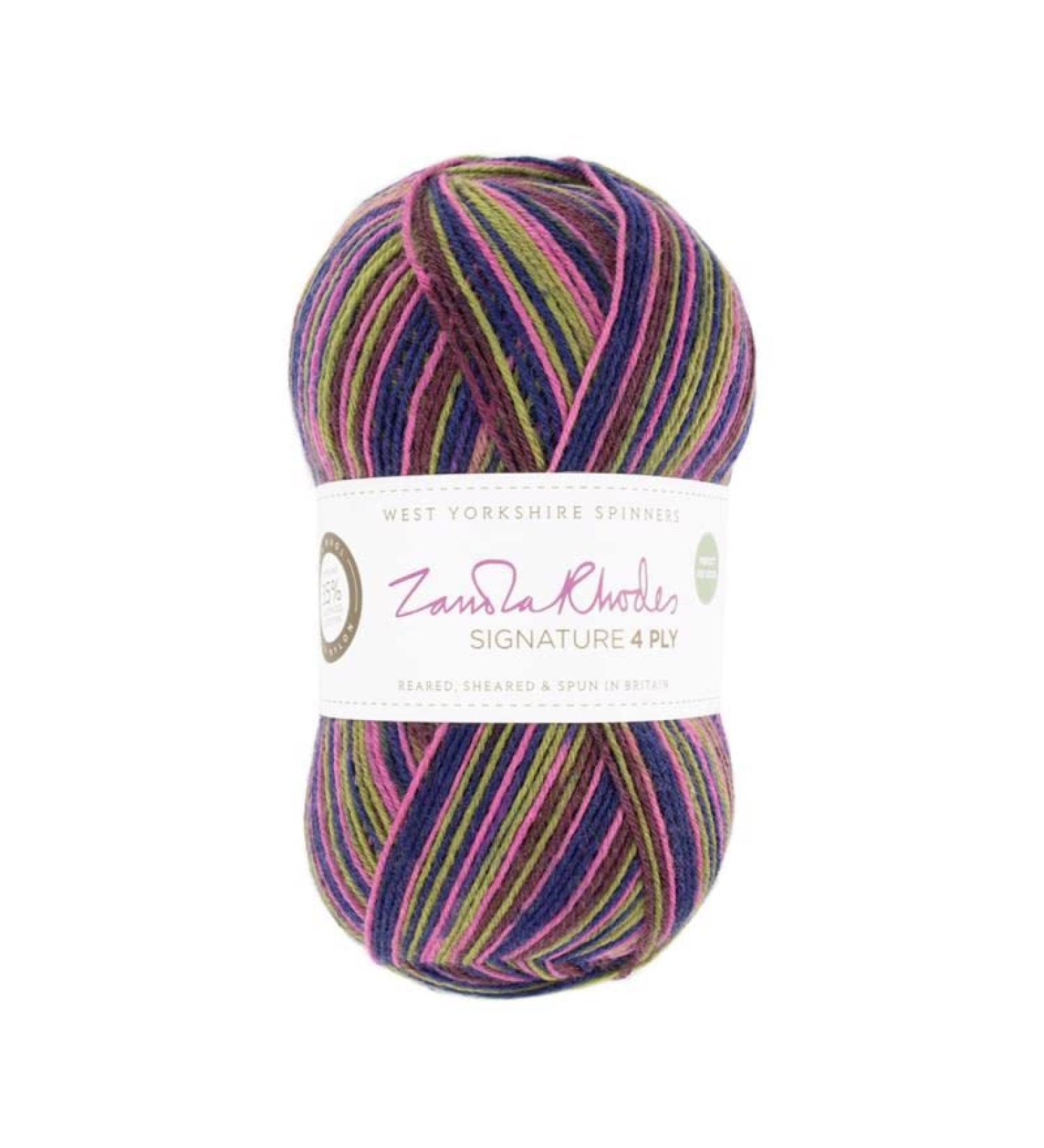 WYS Signature 4 Ply Zandra Rhodes 1022 Bluebell Mist