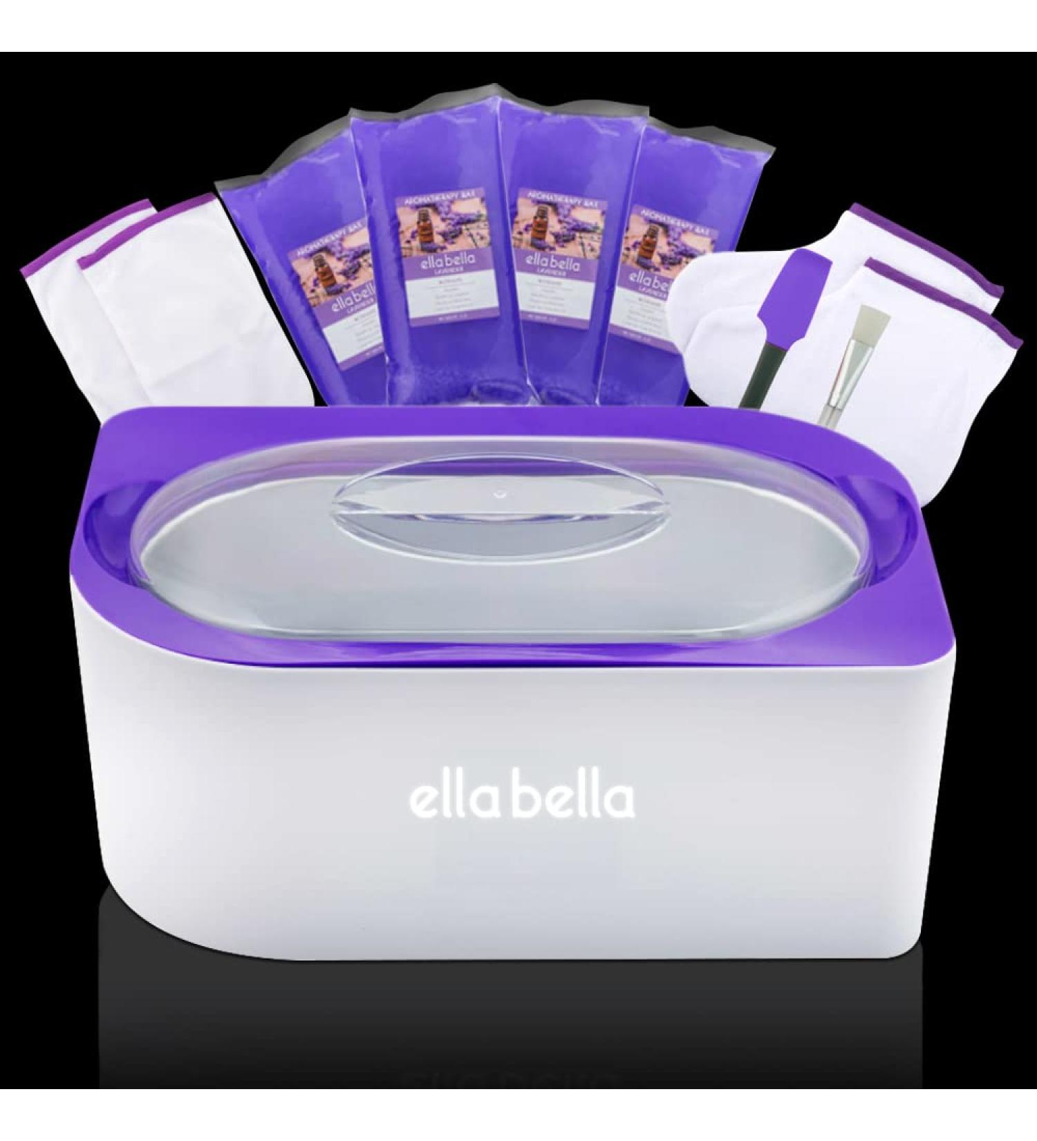 Paraffin Wax Machine for Hand and Feet Kit | Warmer with Refills, Mitts & Booties for Soothing Relief | At-Home Paraffin Wax Bath in Violet - Buy Online on GoSupps.com