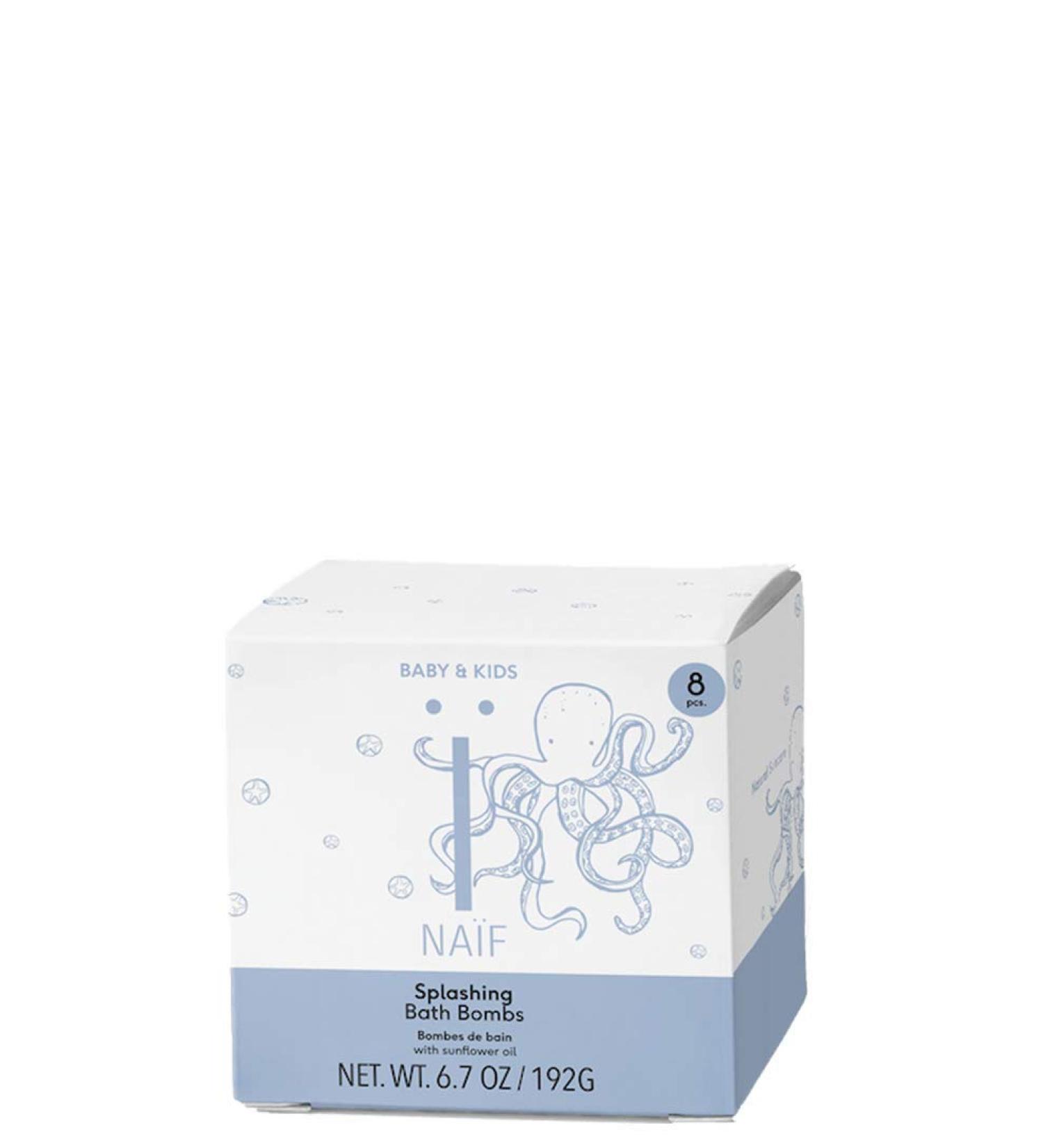 Na f Effervescent Bath Bombs Squares - 100% Vegetarian 8 Pack (24GR Each) | Luxurious International Shipping - Buy Online on GoSupps.com