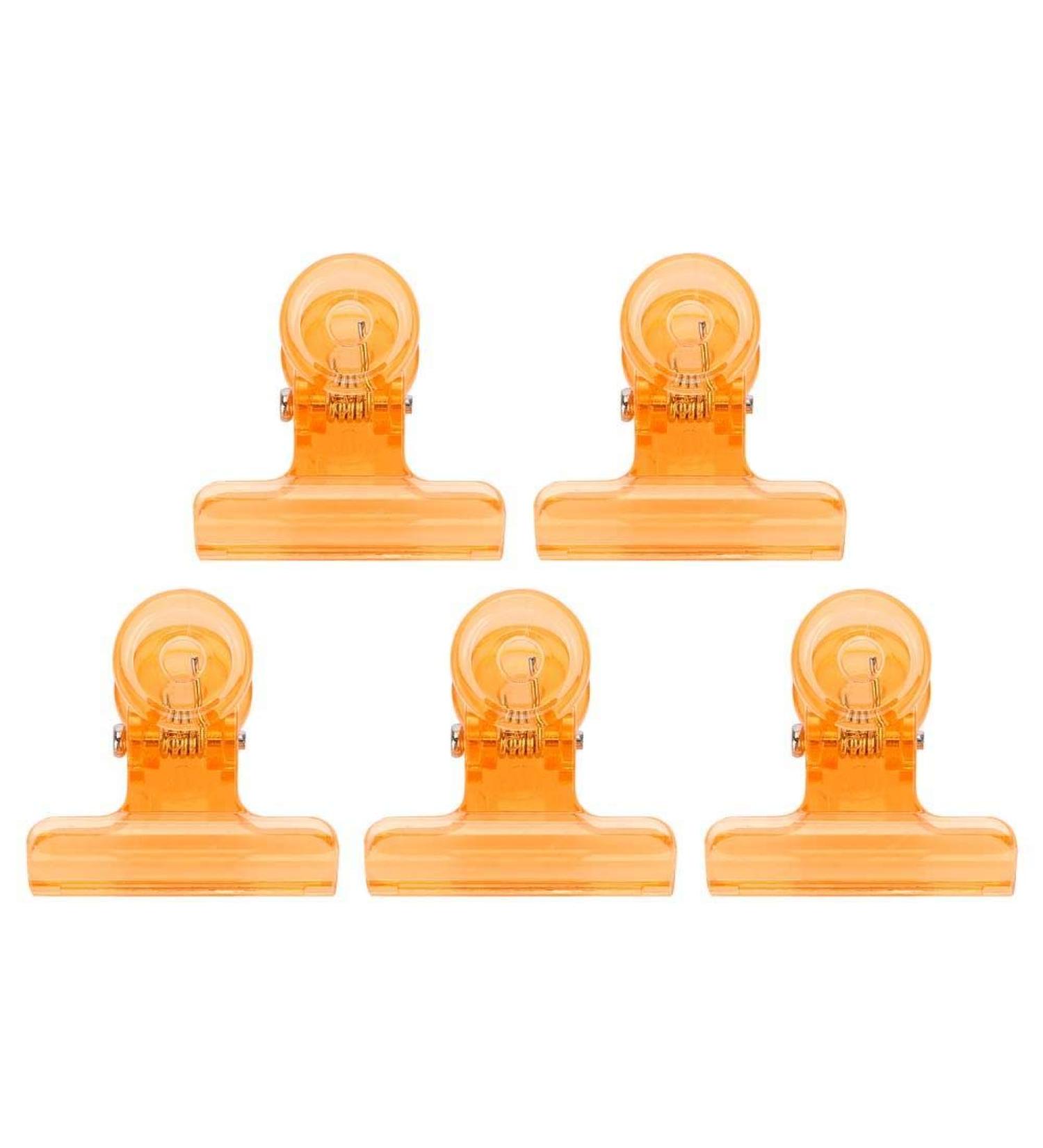 5Pcs Curve Nail Extension Clips - Nail Shaping Tools in 4 Colors (Orange) | Perfect for Gel Nail Forms - Shop Now! - Buy Online on GoSupps.com
