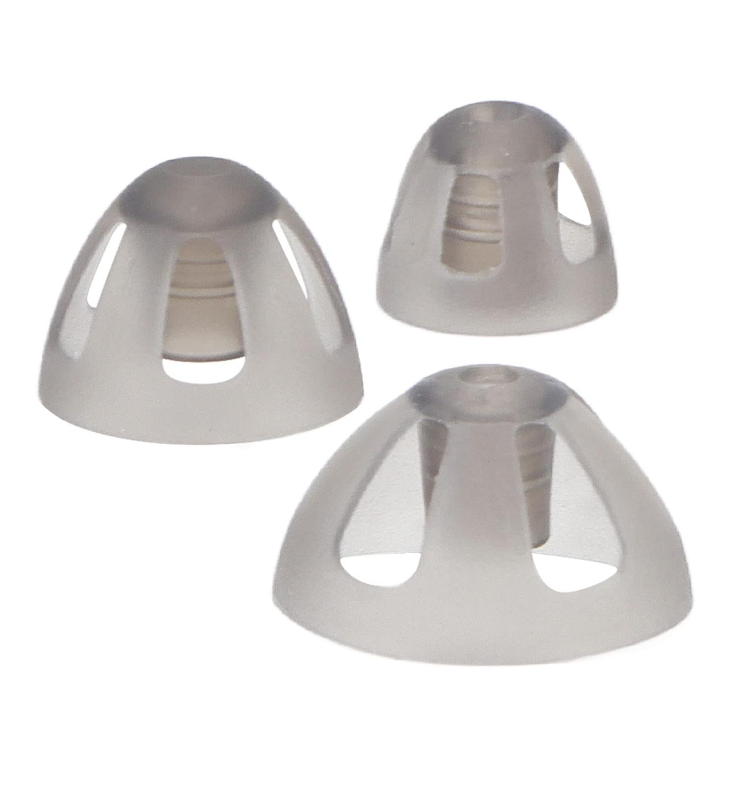 Soft Open Domes for Hearing Aids - 10 Silicone Earplugs & Replacement Caps | Durable Black Earplugs for Improved Comfort - Buy Online on GoSupps.com