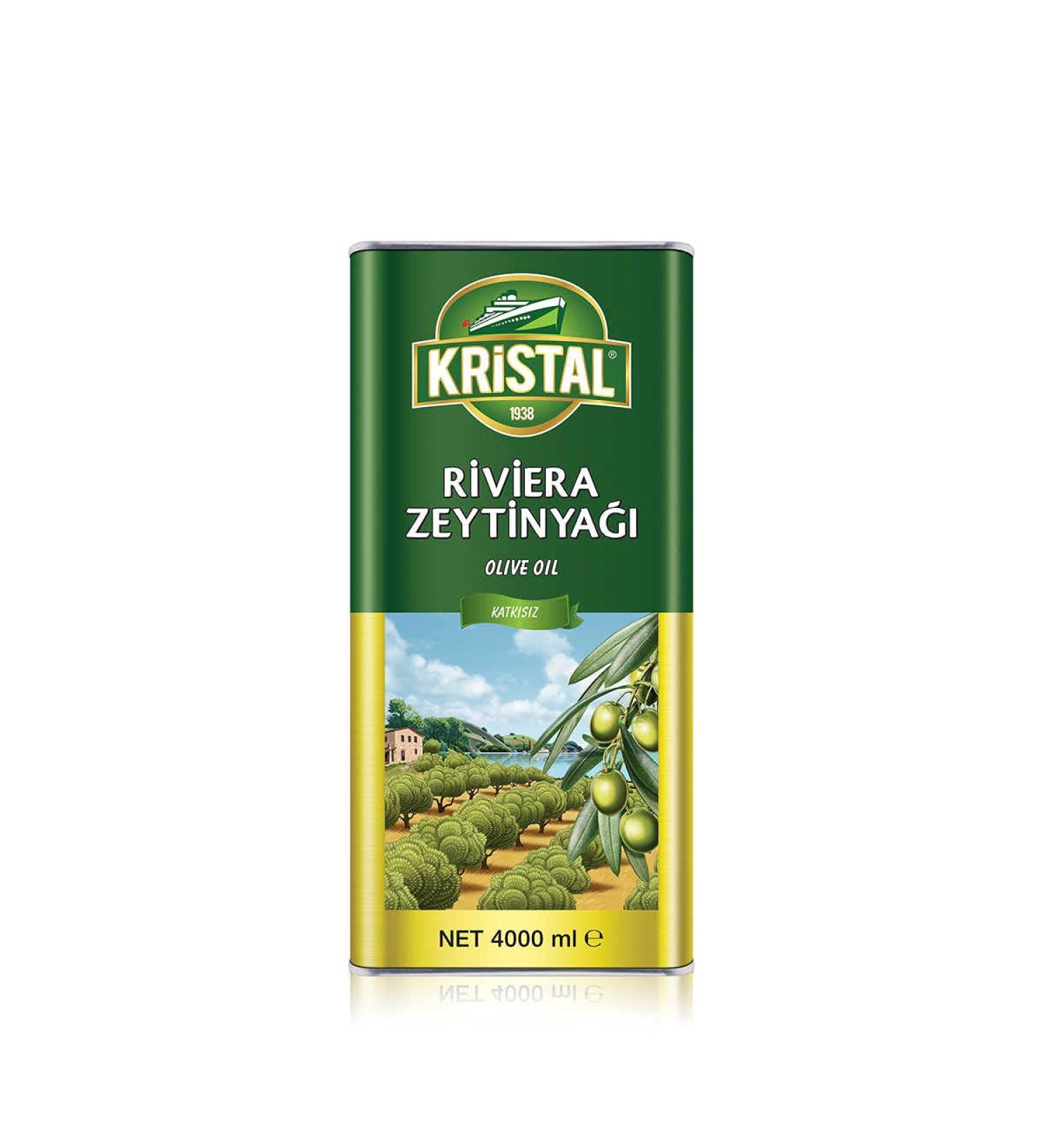 KRISTAL Kristal Riviera Refined Olive Oil (4000 ml)