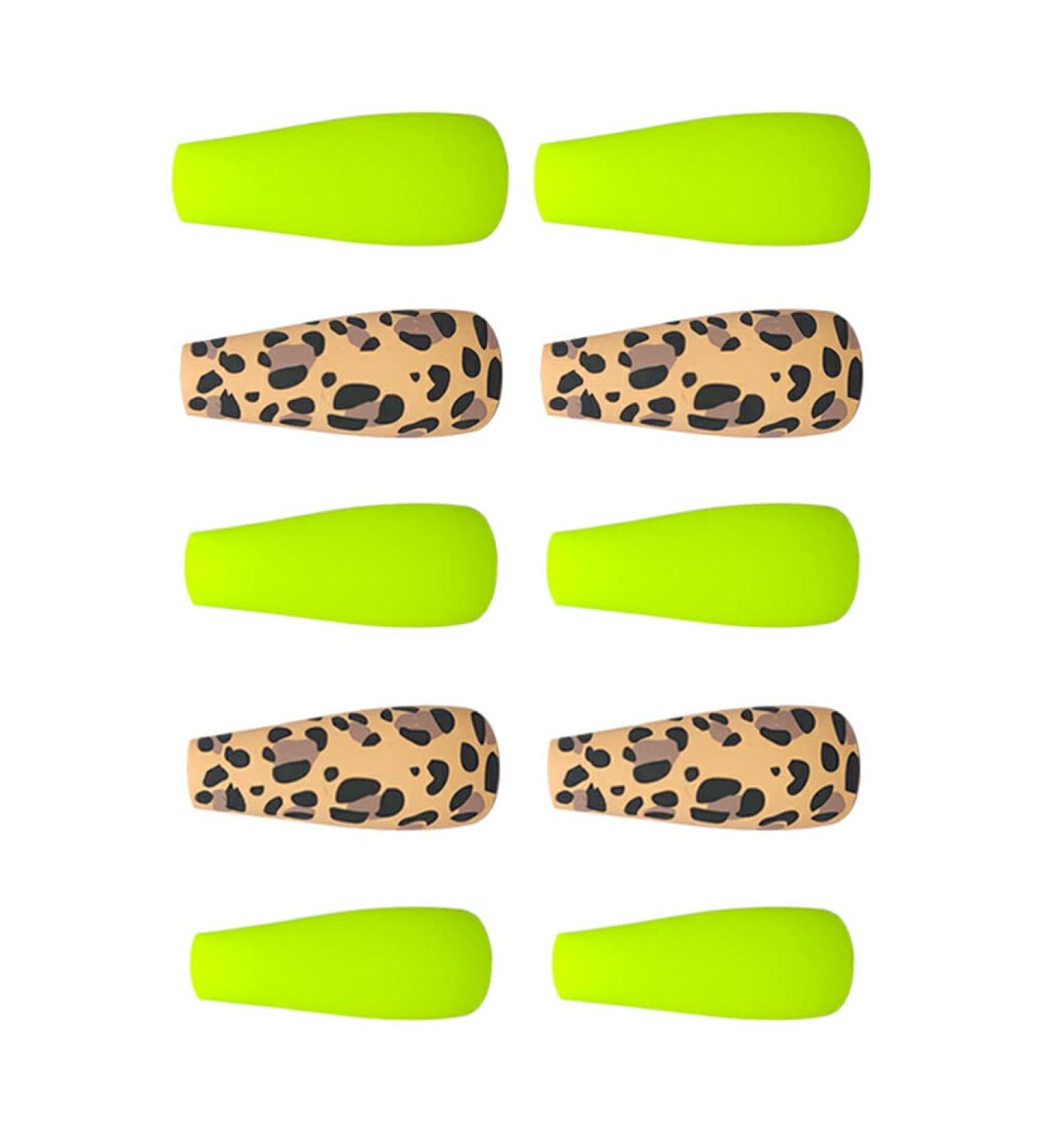 dijiusidy 1 Set French Tip Press on Nails Detachable Extension Frosted Artificial Matte Full Cover Ballerina Salon Gifts - Buy Online on GoSupps.com