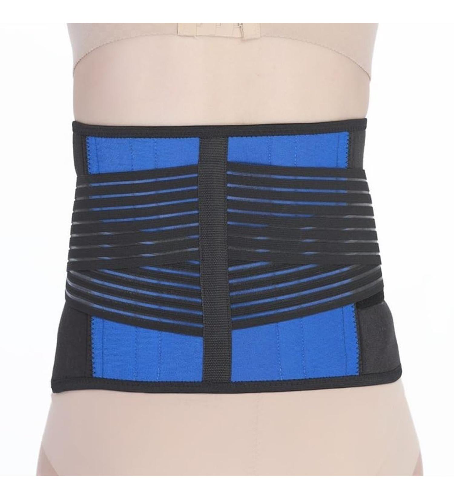 Dorbi Adjustable Back Support - Double Adjustment Straps for Loin & Lower Back - Breathable Lightweight Material (Size M) | International Shipping Available - Buy Online on GoSupps.com