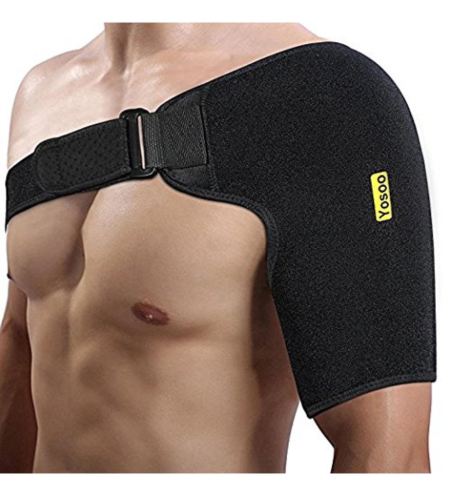 Estink Shoulder Support Brace | Adjustable Pain Relief for Rotator Cuff | Ultra Comfortable with Mesh Bag - International Shipping Available - Buy Online on GoSupps.com