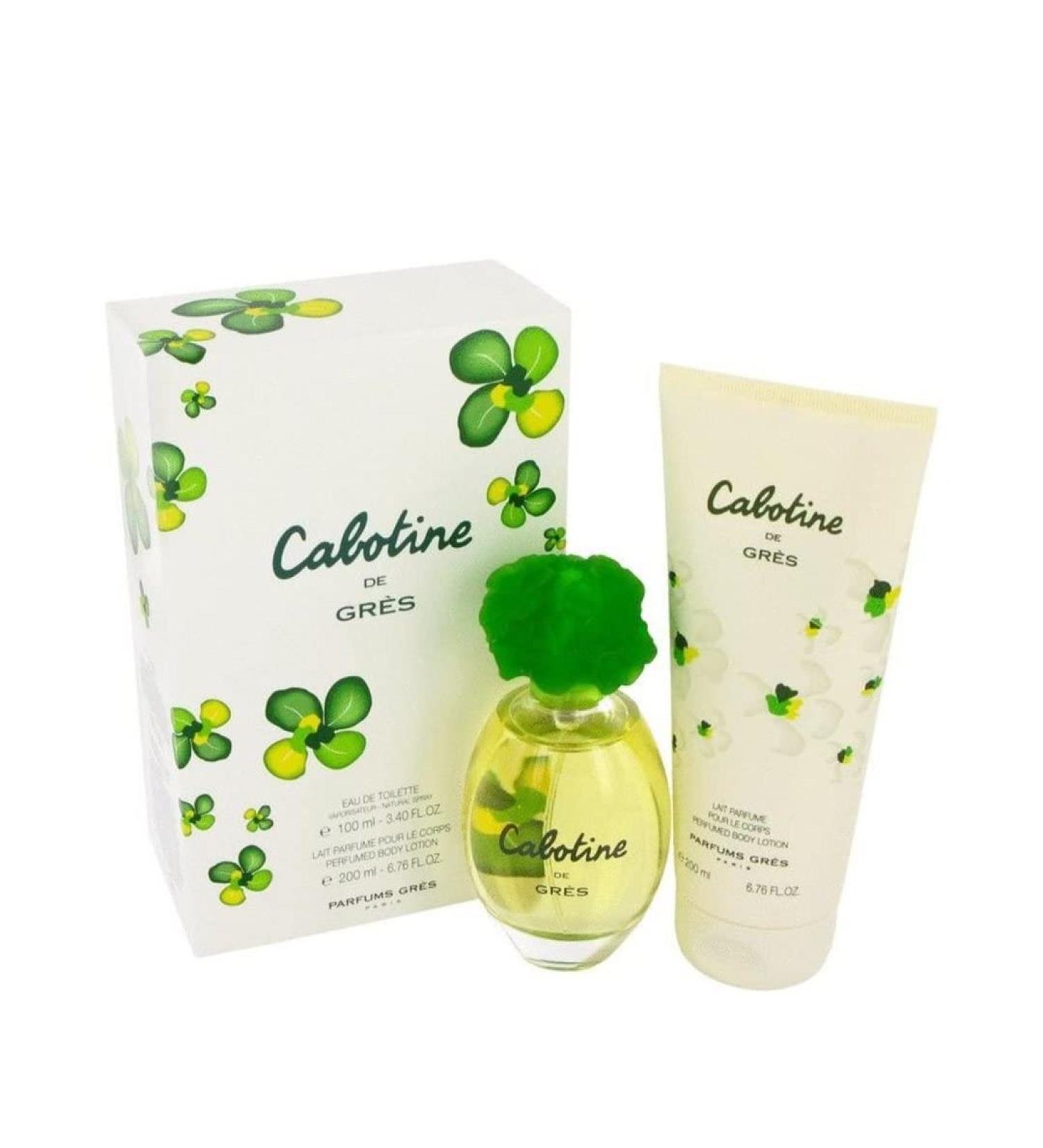 Gres Cabotine 2 Piece Gift-Set Eau De Toilette Spray for Women 3.4 Ounce and Body Lotion 6.7 ounce - Buy Online on GoSupps.com