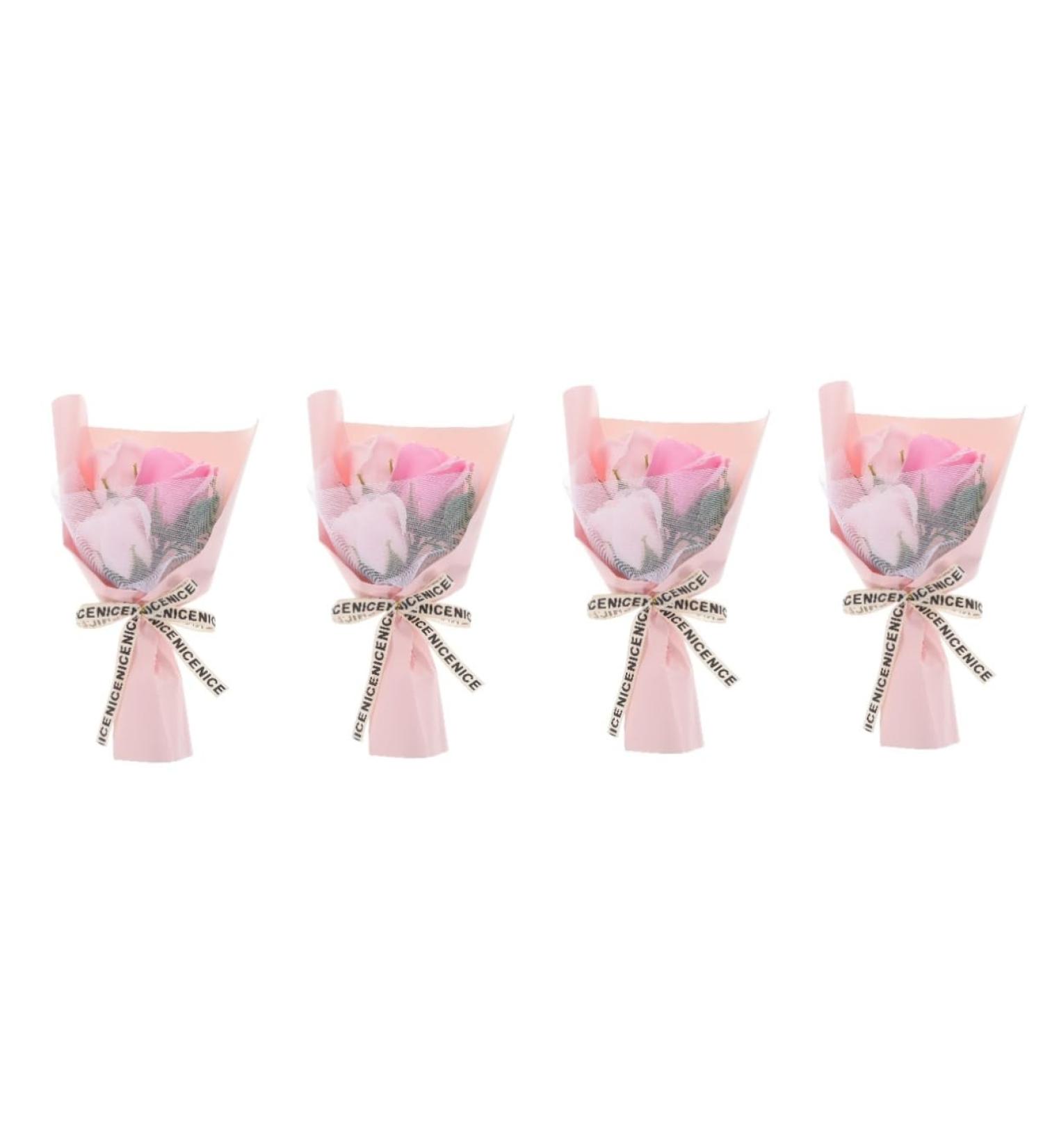 Amosfun 4pcs Simulation Carnation Mother Decorate Wedding Pinkx4pcs 25X14.5CMx4pcs - Buy Online on GoSupps.com