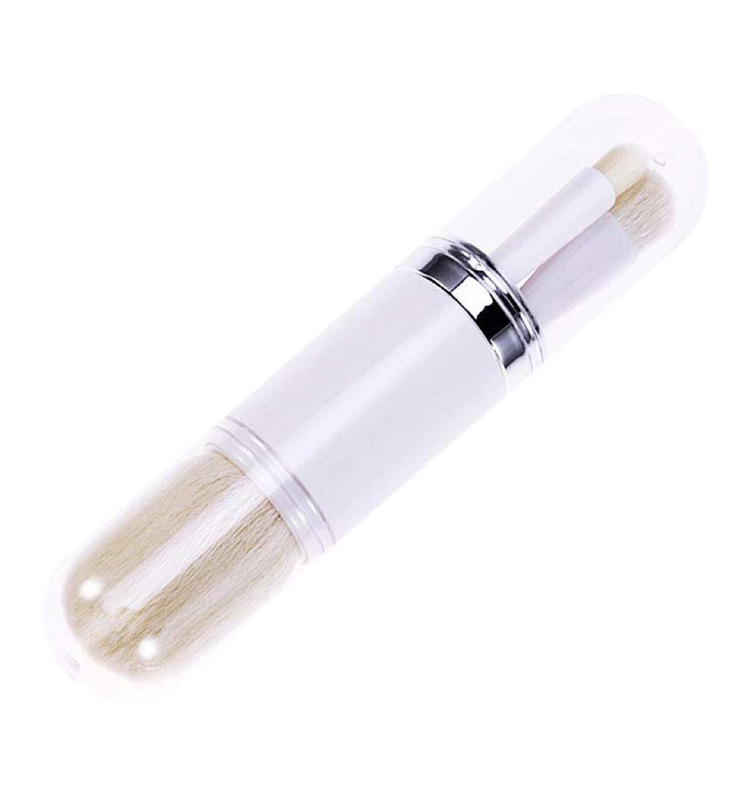 Yopeissn Retractable Brush 4 in 1 Multifunctional Cosmetic Brushes Double Makeup Brushes Set for Travel Daily - Buy Online on GoSupps.com