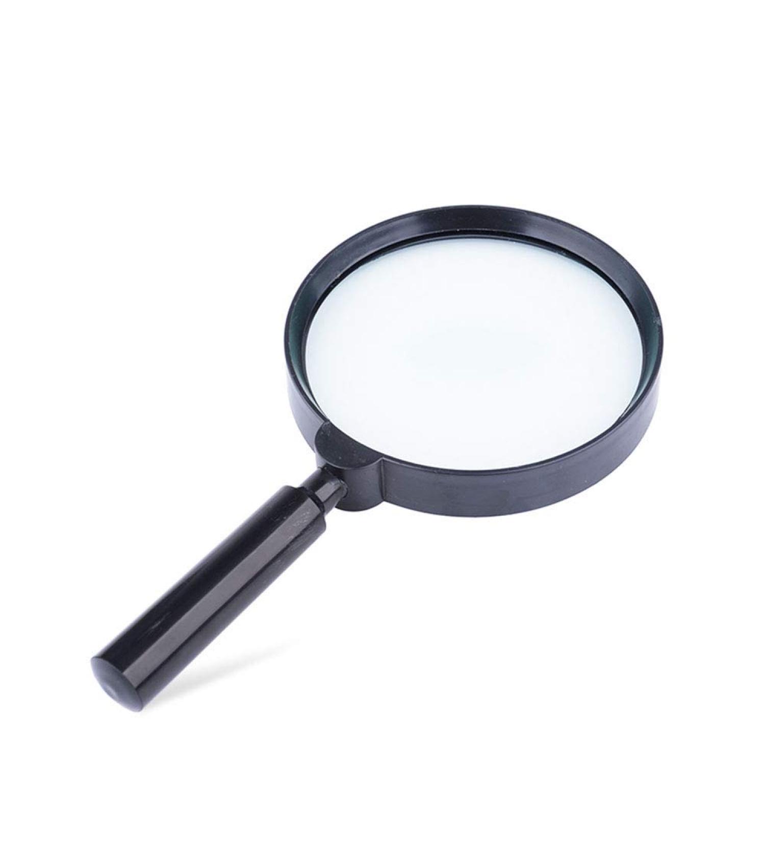 5X Magnifying Glass Handheld Reading - 130MM Large Magnifying Non-Slip Book Newspaper Reading Advanced Handicrafts Hobbies Good Times - Buy Online on GoSupps.com