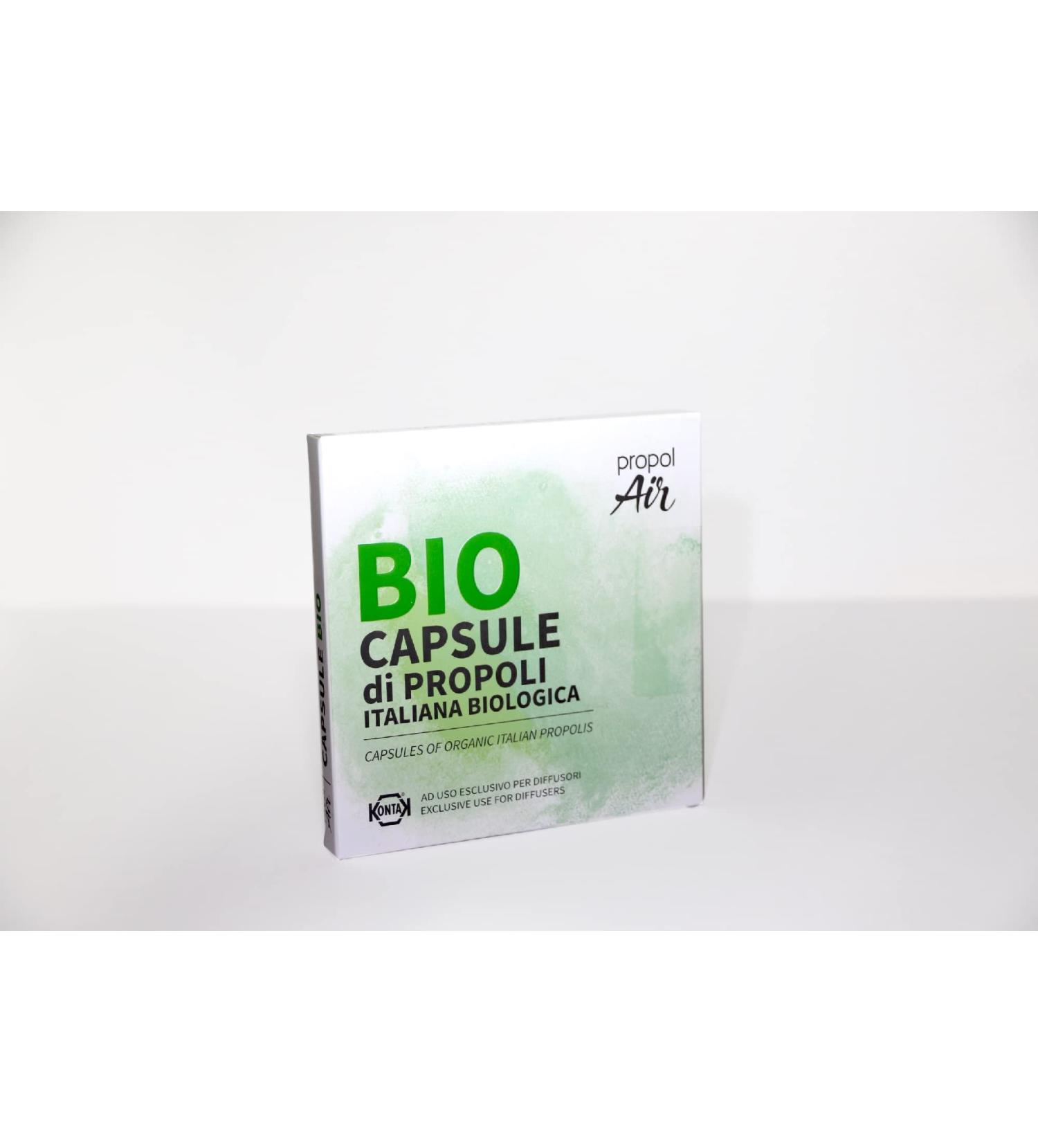 Organic Propolis Capsules for PropolAir Diffusers - Reduces Airborne Microbes by 71% - Buy Online on GoSupps.com