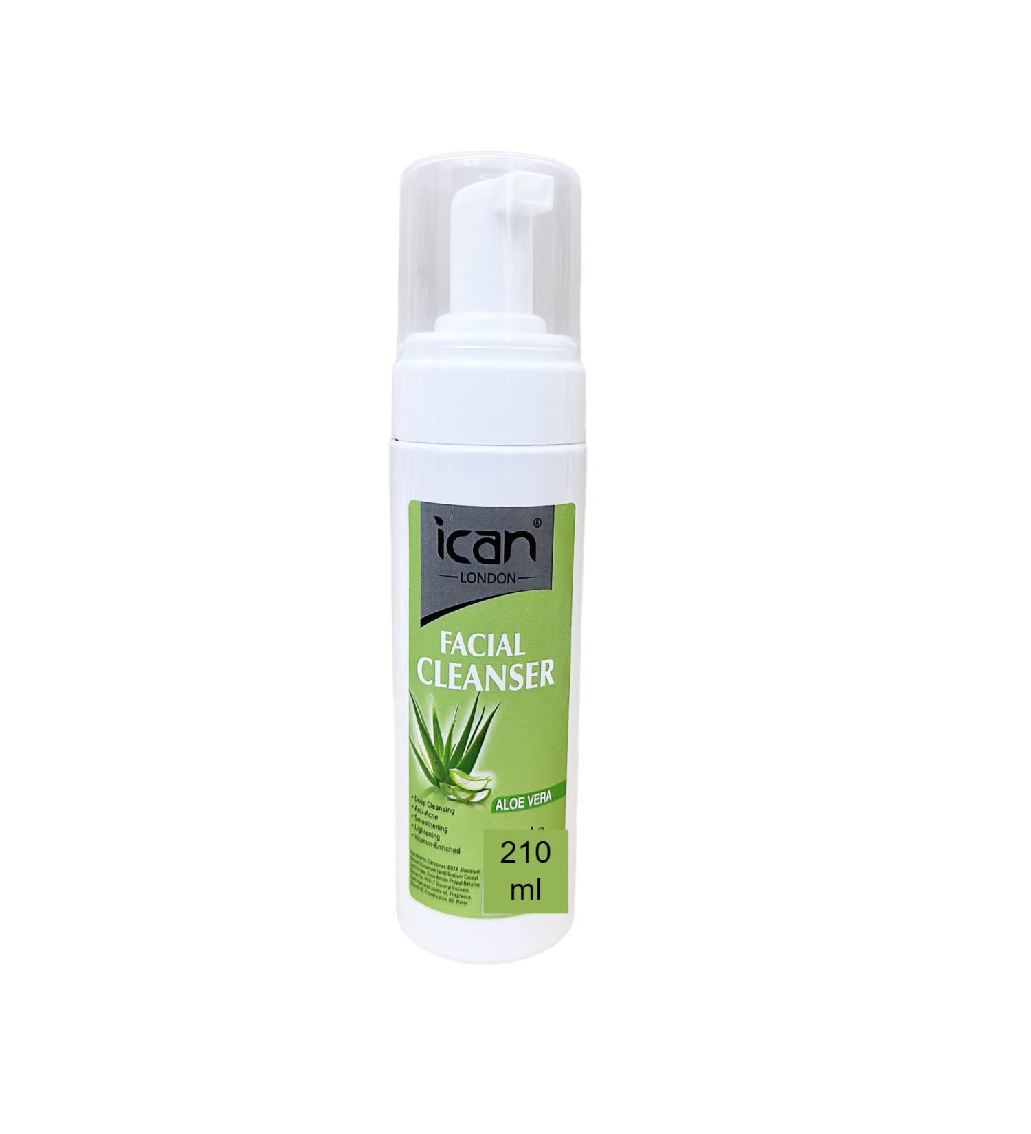 ican Aloe Vera Hydrating Foam Cleanser for Deep Cleansing Anti-acne smoothening 210 ml