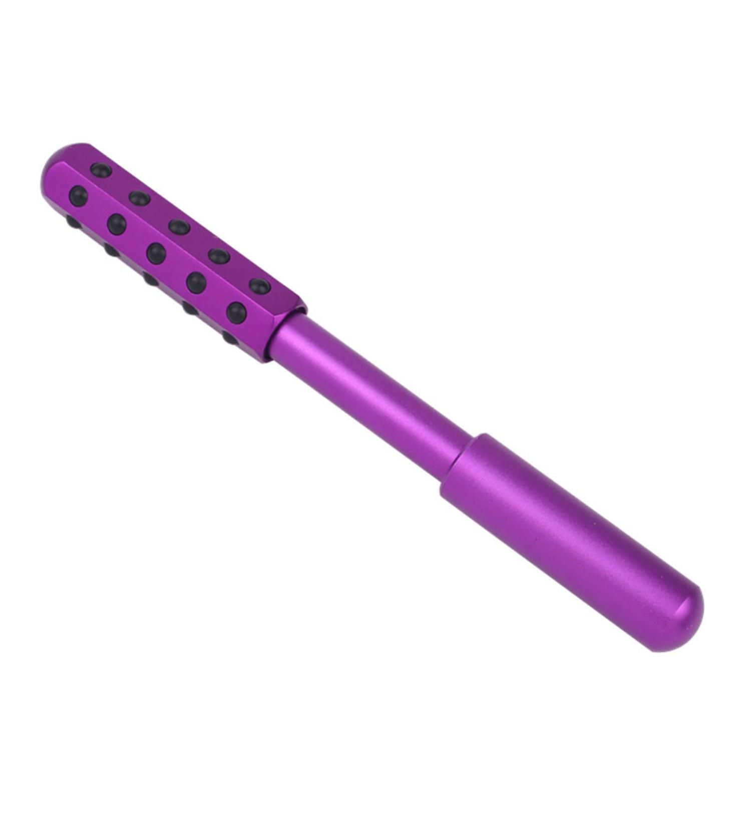 CN Herb Facial Massager Beauty Stick - Purple Face Slimming Roller for Lifting & Massage - Buy Online on GoSupps.com
