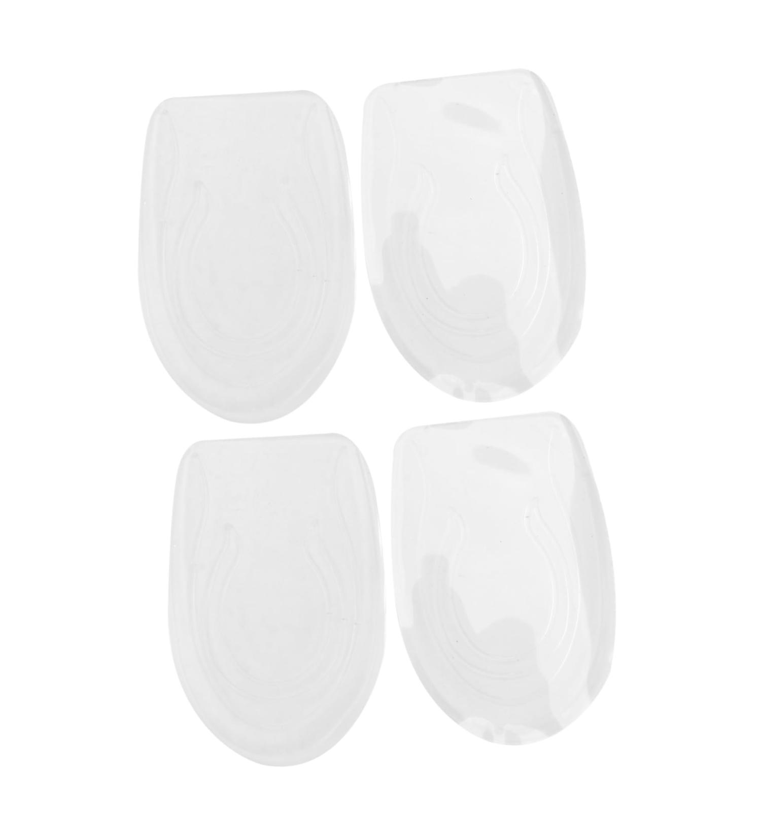 Beaupretty Silicone Heightening Insoles - Invisible Shoe Inserts for Extra Comfort & Height | 2 Pairs of Transparent Half Pads (8.5X5.5CM) - Ideal for Boots & Everyday Wear - Buy Online on GoSupps.com