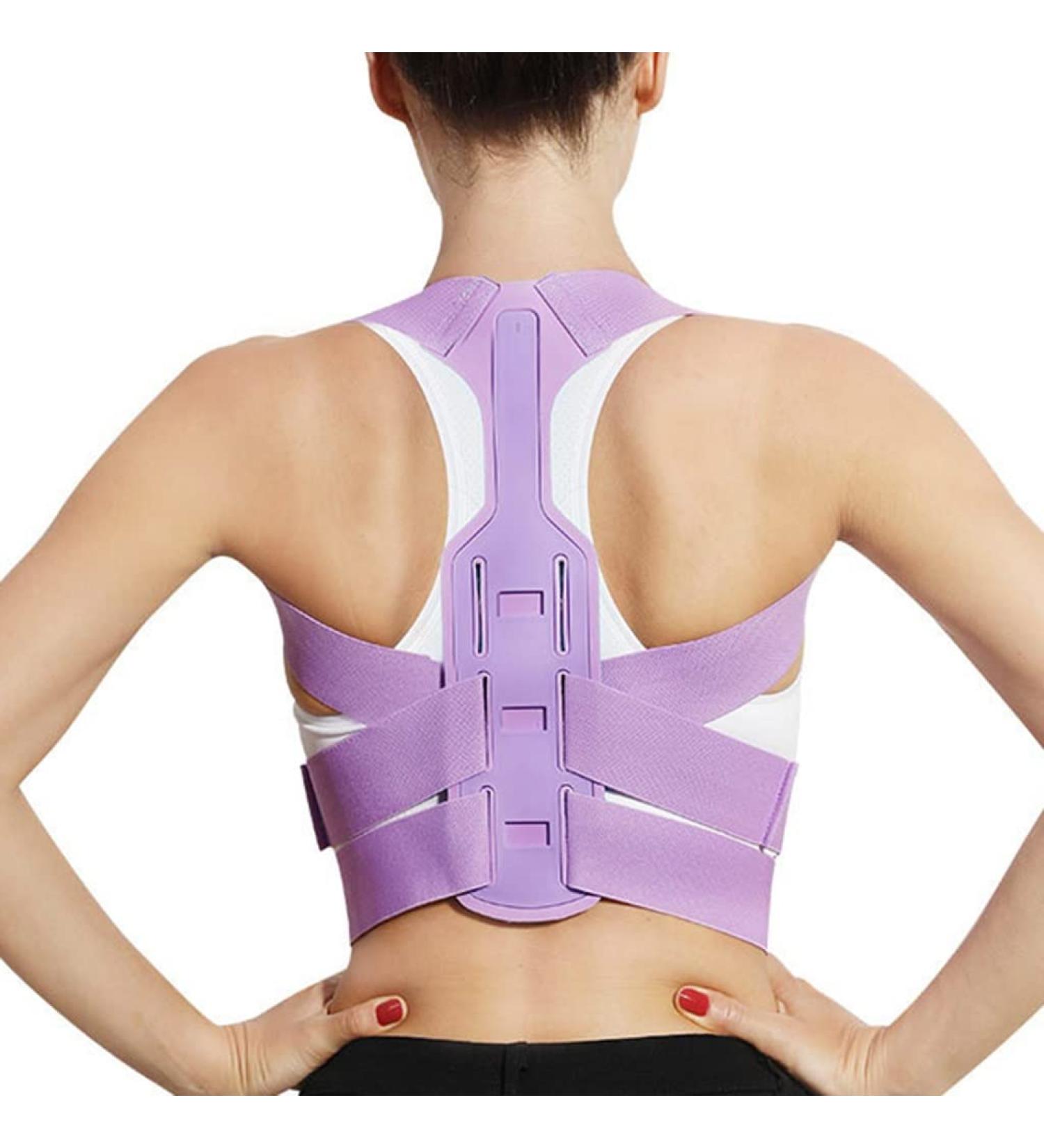 Adults Sitting Posture Corrector Boys Girls Spinal Support Belt Correct Body Figure Stand Trainer Device (Color : Gray Size : Small) (Purple Small) - Buy Online on GoSupps.com