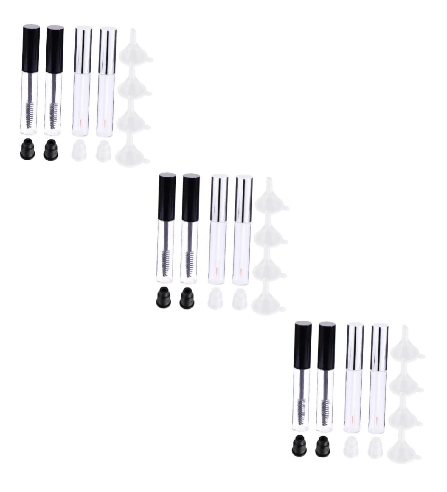 Healvian 36 Pcs Transfer Pipettes Mascara Tube with Funnel Mascara Bottles Empty Eyelash Brush Tube Lash Wand 1 g (Pack of 1) As Shownx3pcs - Buy Online on GoSupps.com